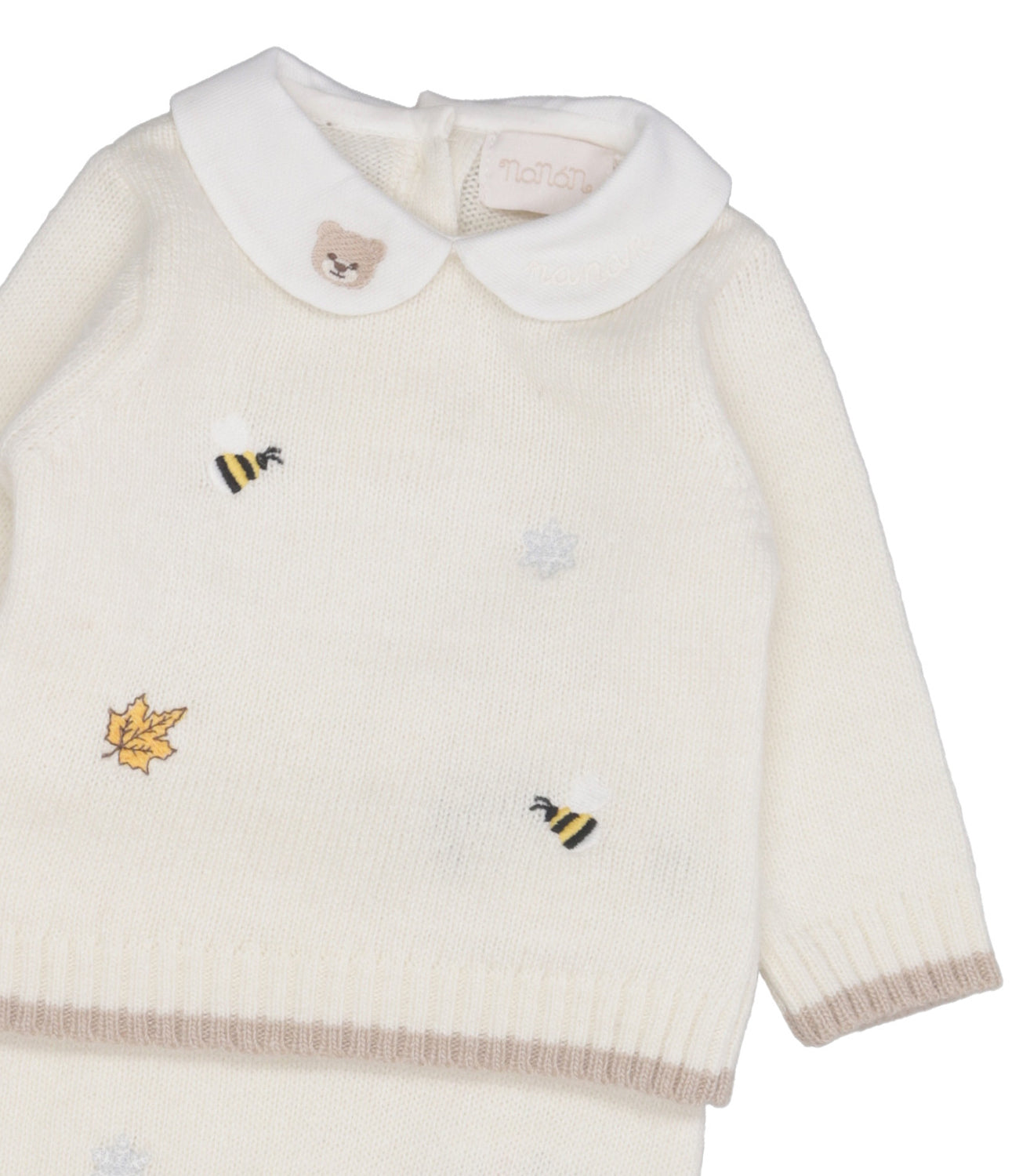 Nanan | Set Maglia Pantalone Bianco