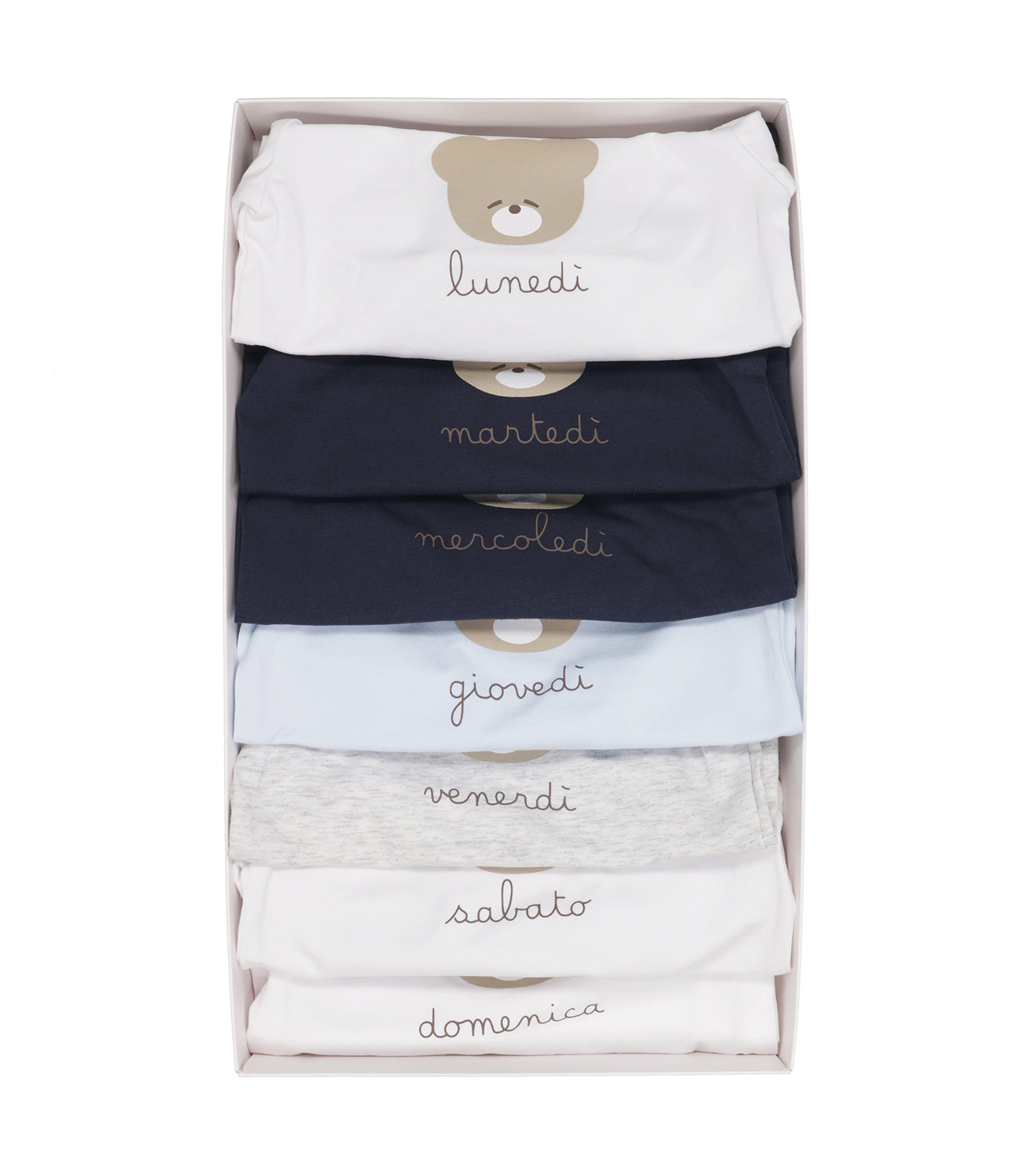 Nanan | Body Bianco Blu Grigio