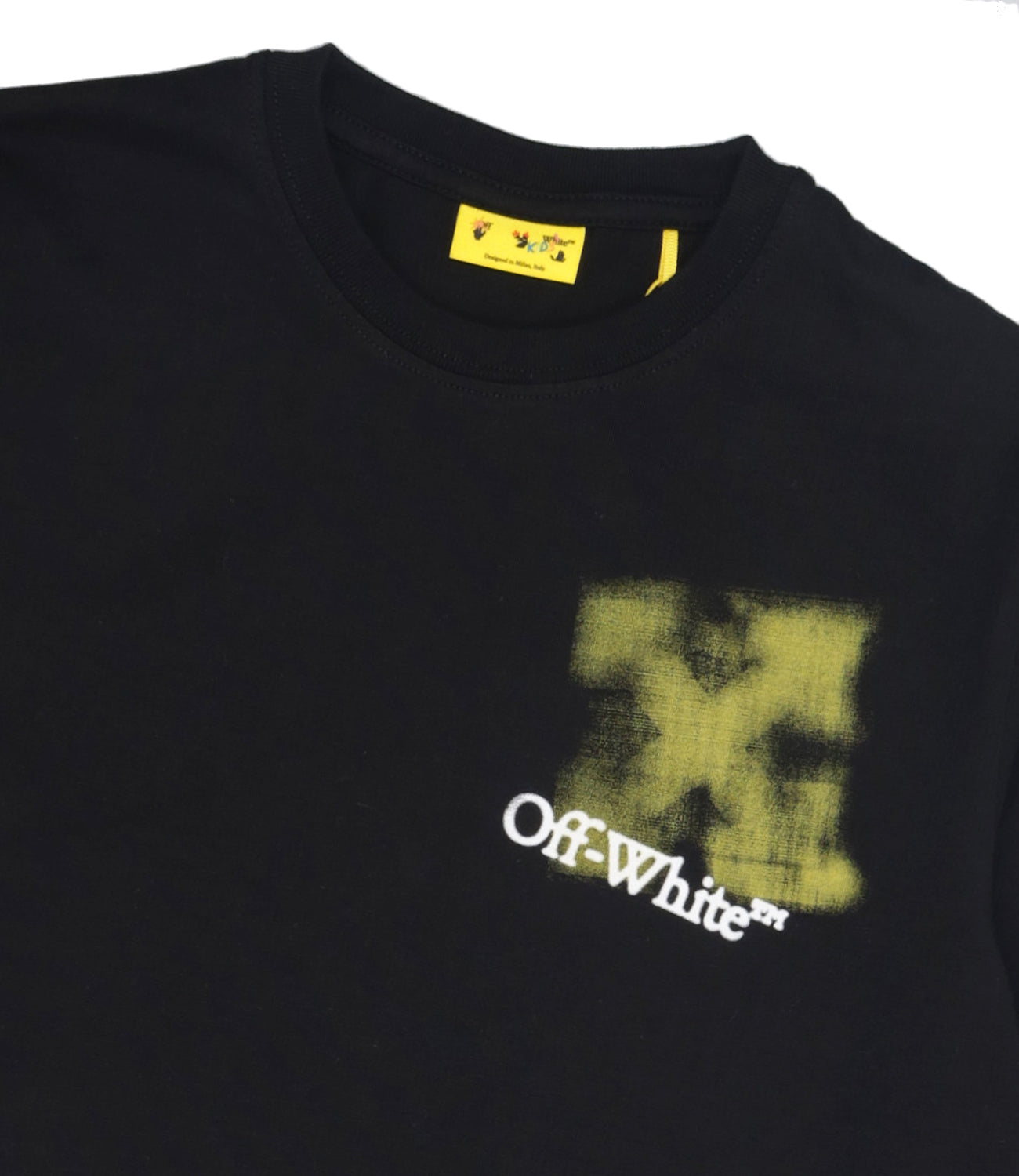 Off White Kids | T-Shirt Nero e Giallo