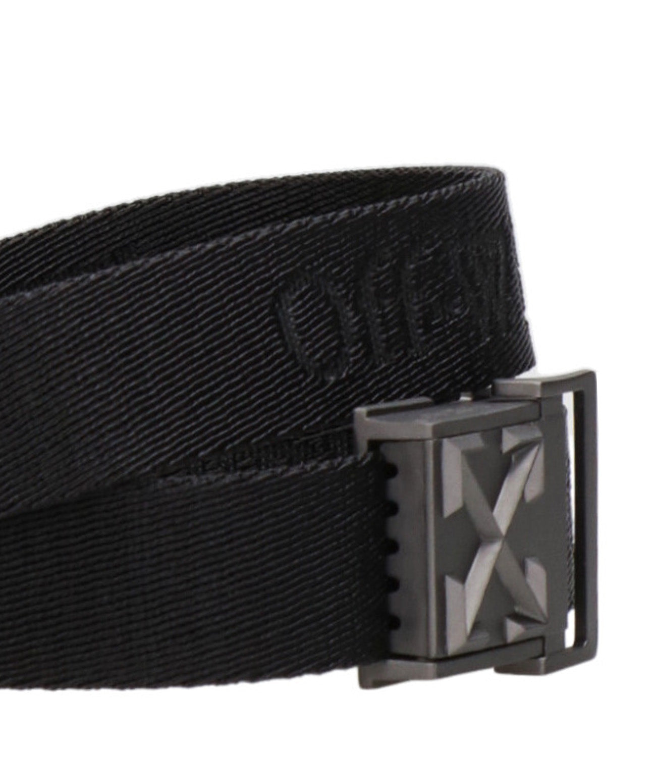 Off White Kids | Cinta Nero Argento