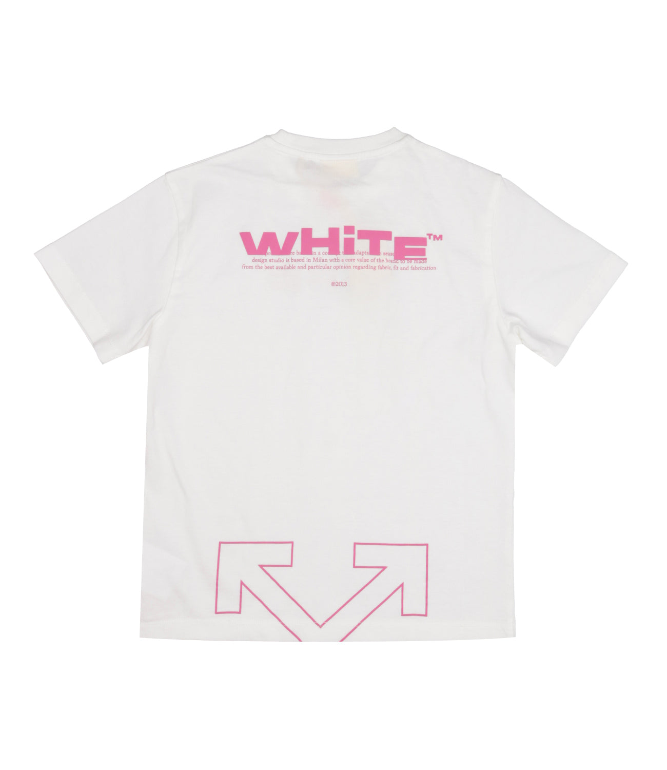 Off White Kids | T-shirt Bianco e Fuxia