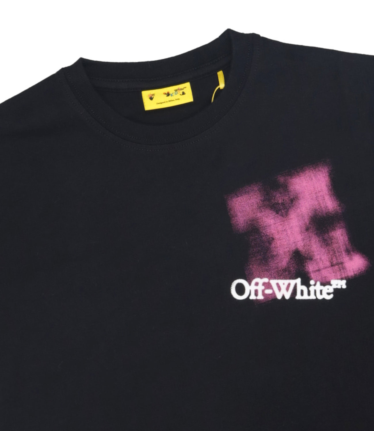 Off White Kids | T-shirt Nero e Fuxia