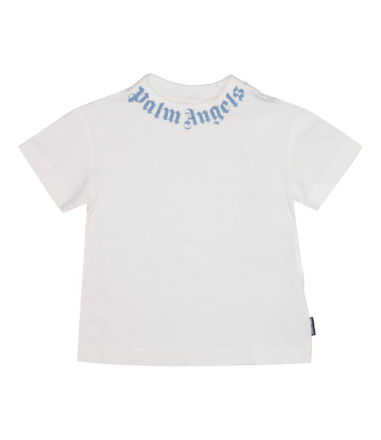 Palm Angels Kids | T-Shirt Neck Logo Bianco