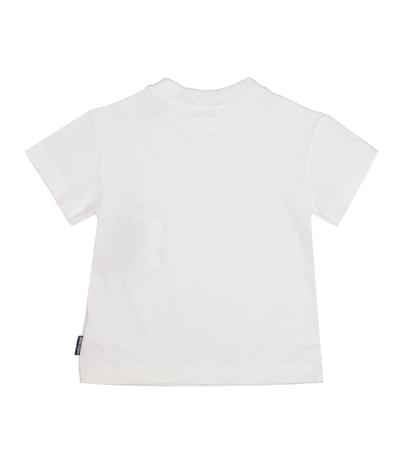 Palm Angels Kids | T-Shirt Neck Logo Bianco