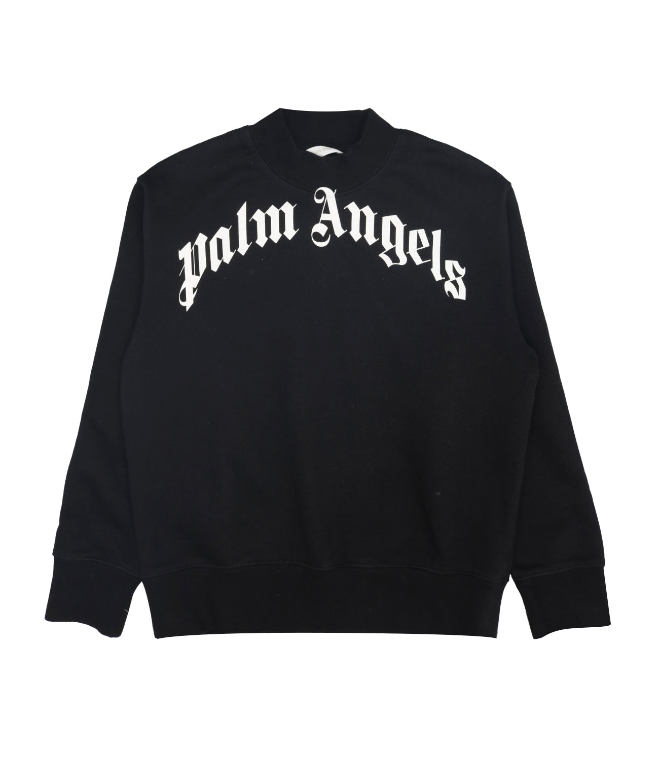 Palm Angels Kids | Felpa Classic Curved Logo Nero