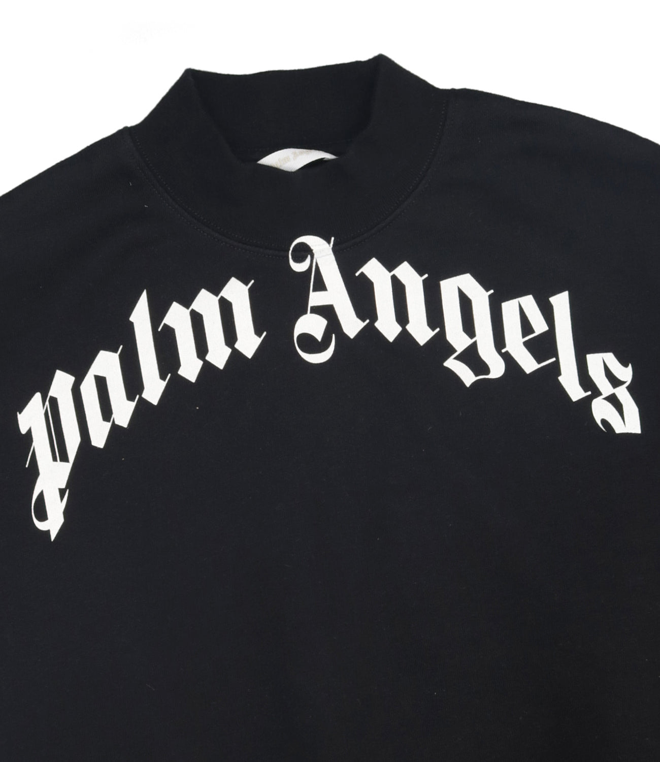 Palm Angels Kids | Felpa Classic Curved Logo Nero