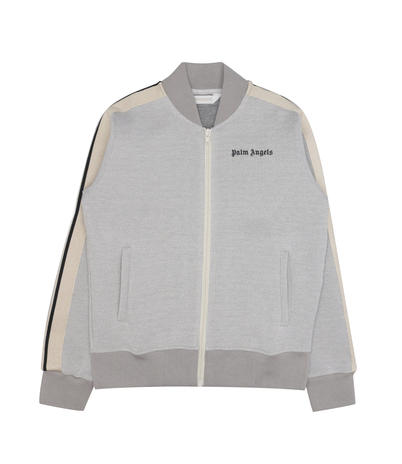 Palm Angels Kids | Felpa Lurex Track Argento