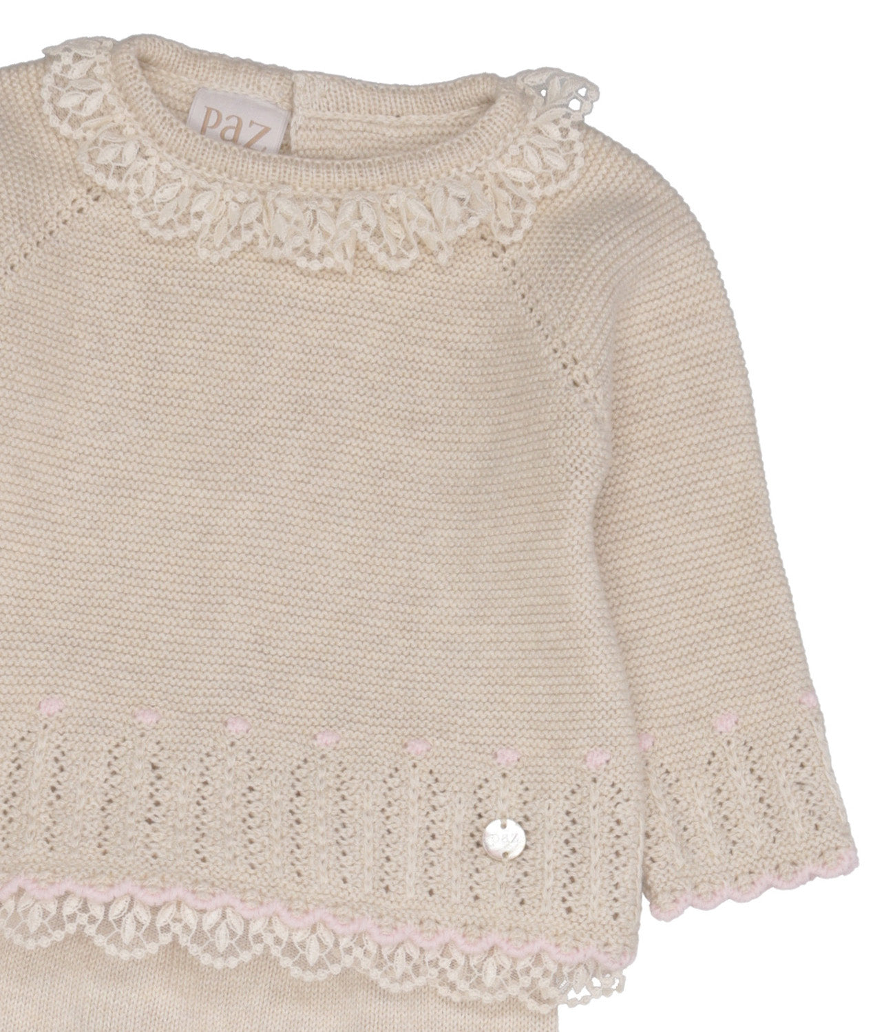 Paz Rodriguez | Set Maglia e Leggings Alegria Marrone Chiaro e Rosa