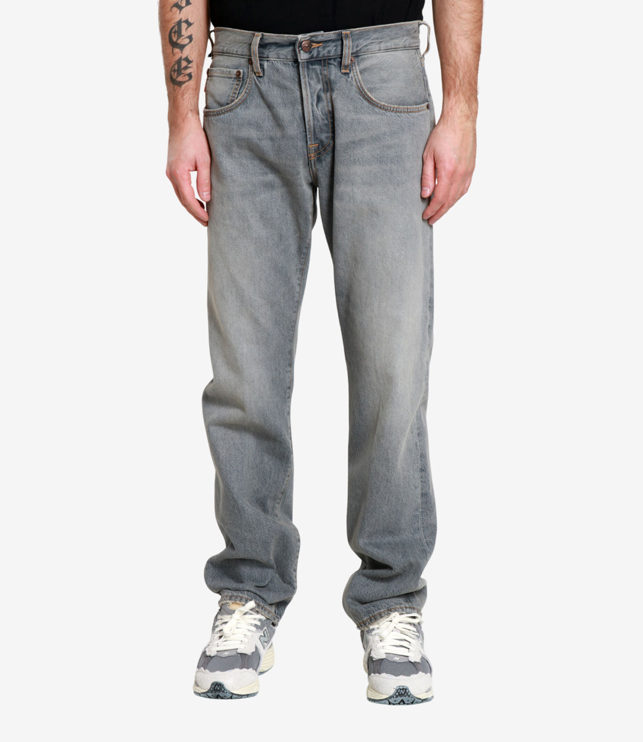 People | Jeans John Denim grigio
