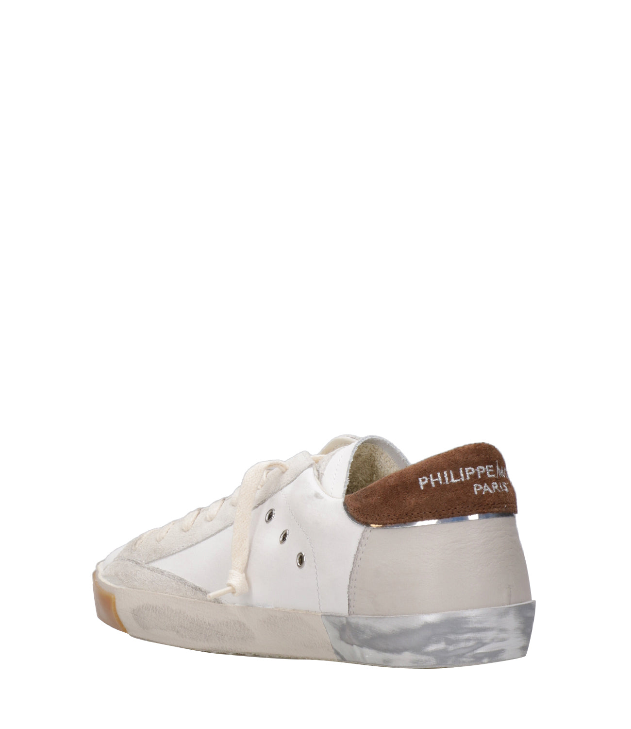 Philippe Model | Sneakers Prsx Low Bianco e Biscotto