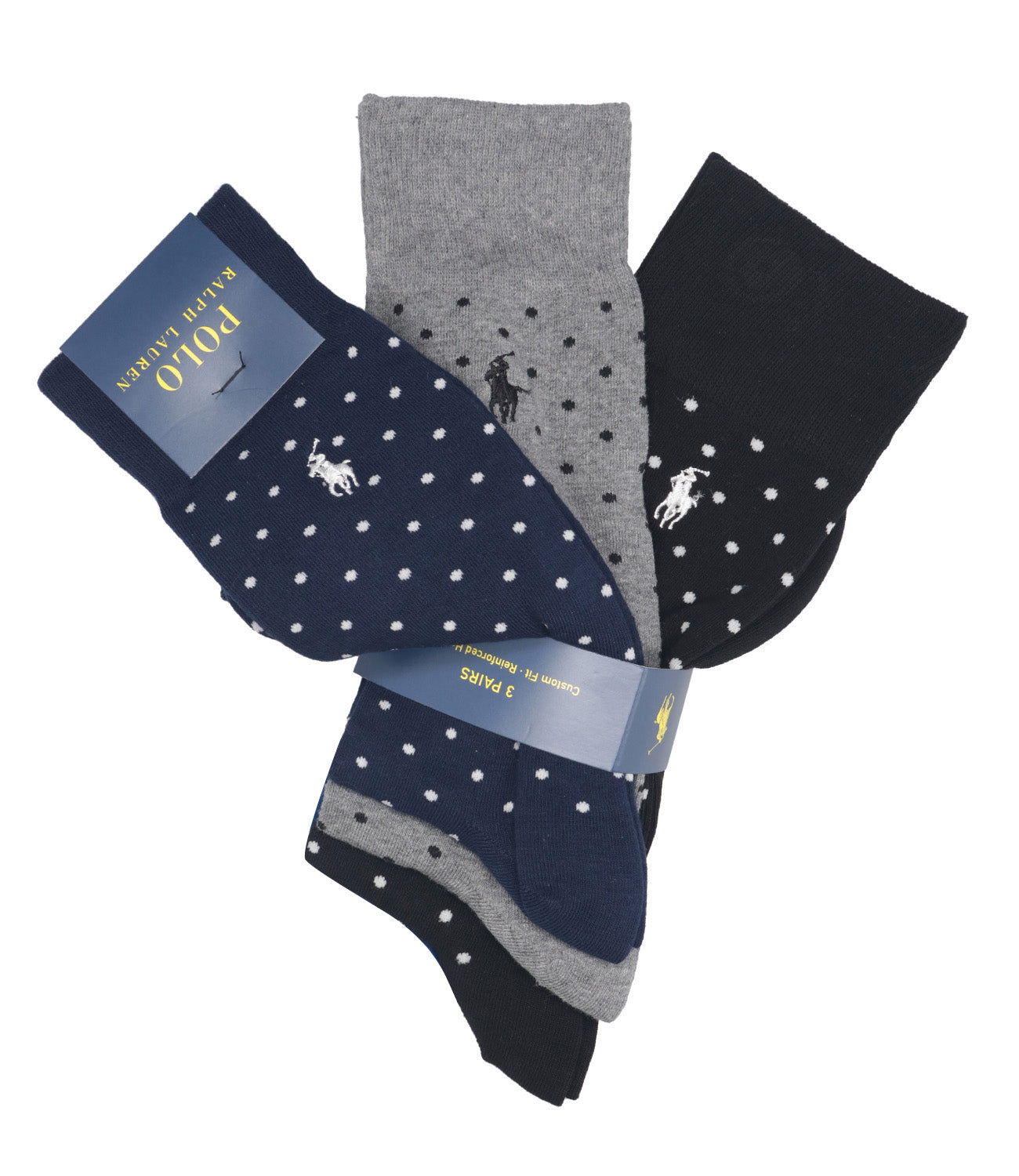 Polo Ralph Lauren | Calzini Blu Grigio e Nero