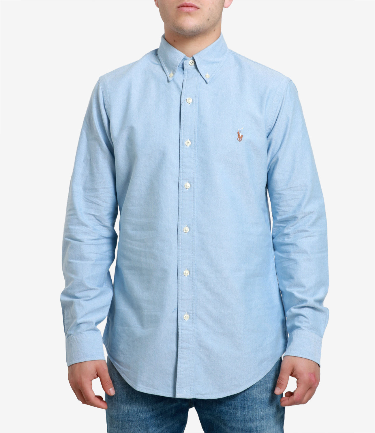 Polo Ralph Lauren | Camicia Custom Bianco e Celeste