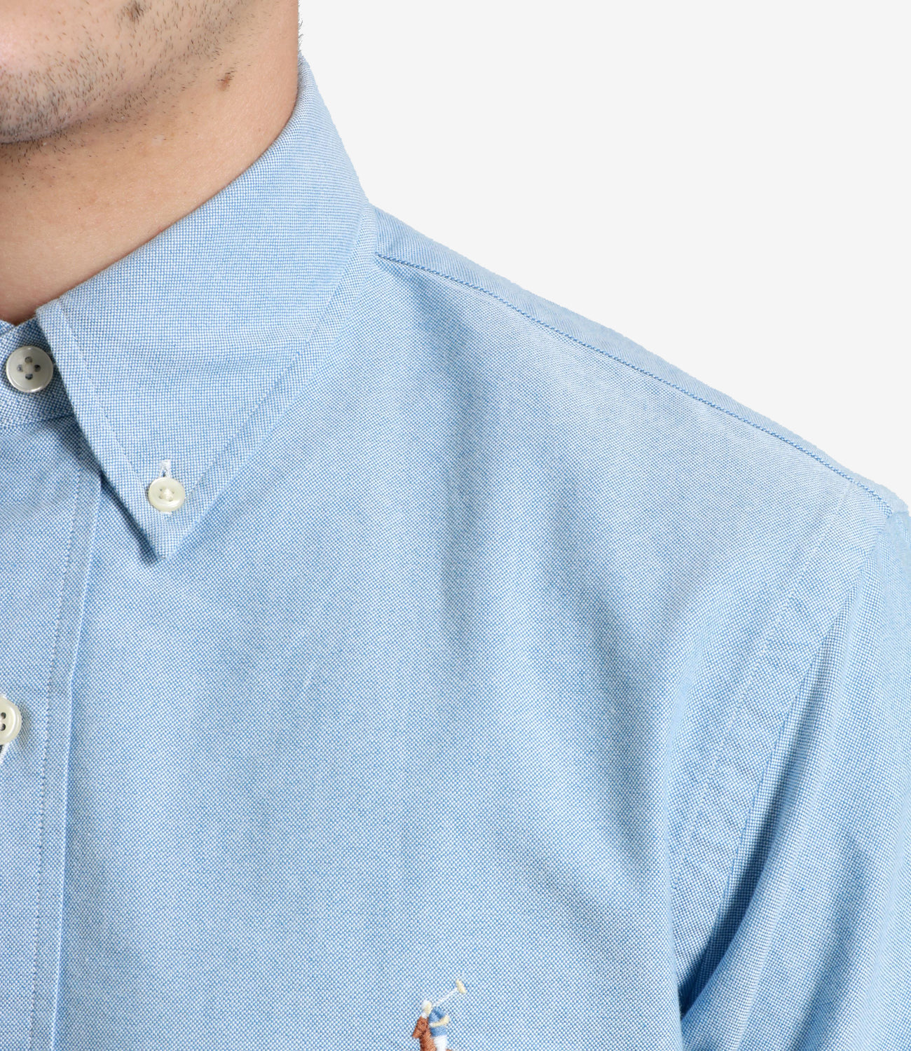 Polo Ralph Lauren | Camicia Custom Bianco e Celeste