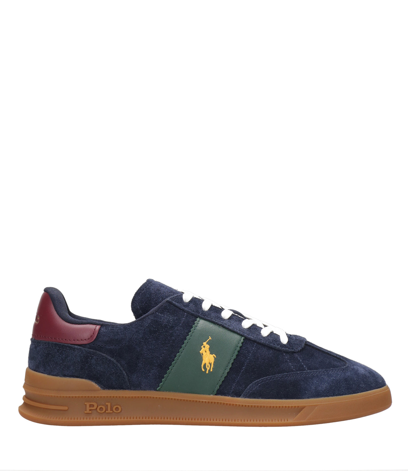 Polo Ralph Lauren | Sneakers Low Top Lace Blu Vino e Verde