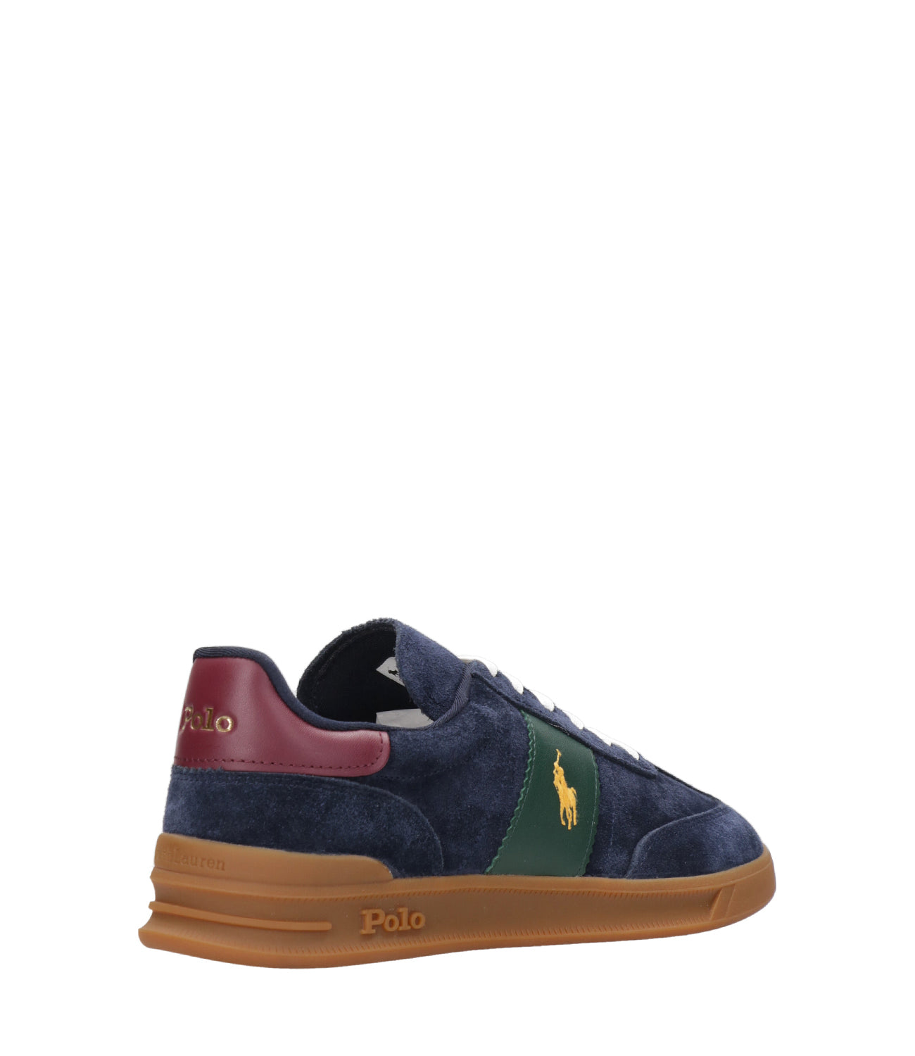 Polo Ralph Lauren | Sneakers Low Top Lace Blu Vino e Verde
