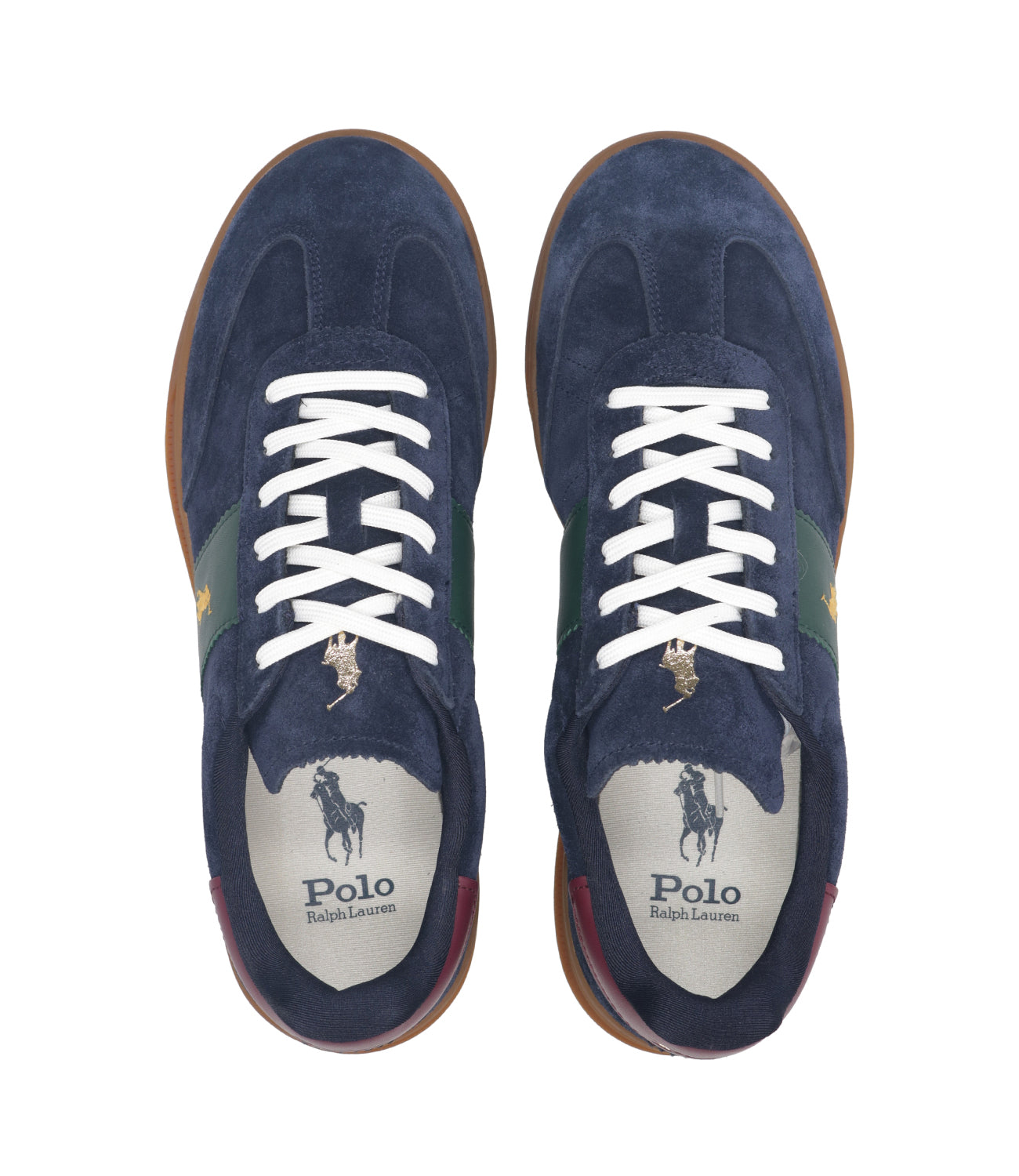 Polo Ralph Lauren | Sneakers Low Top Lace Blu Vino e Verde