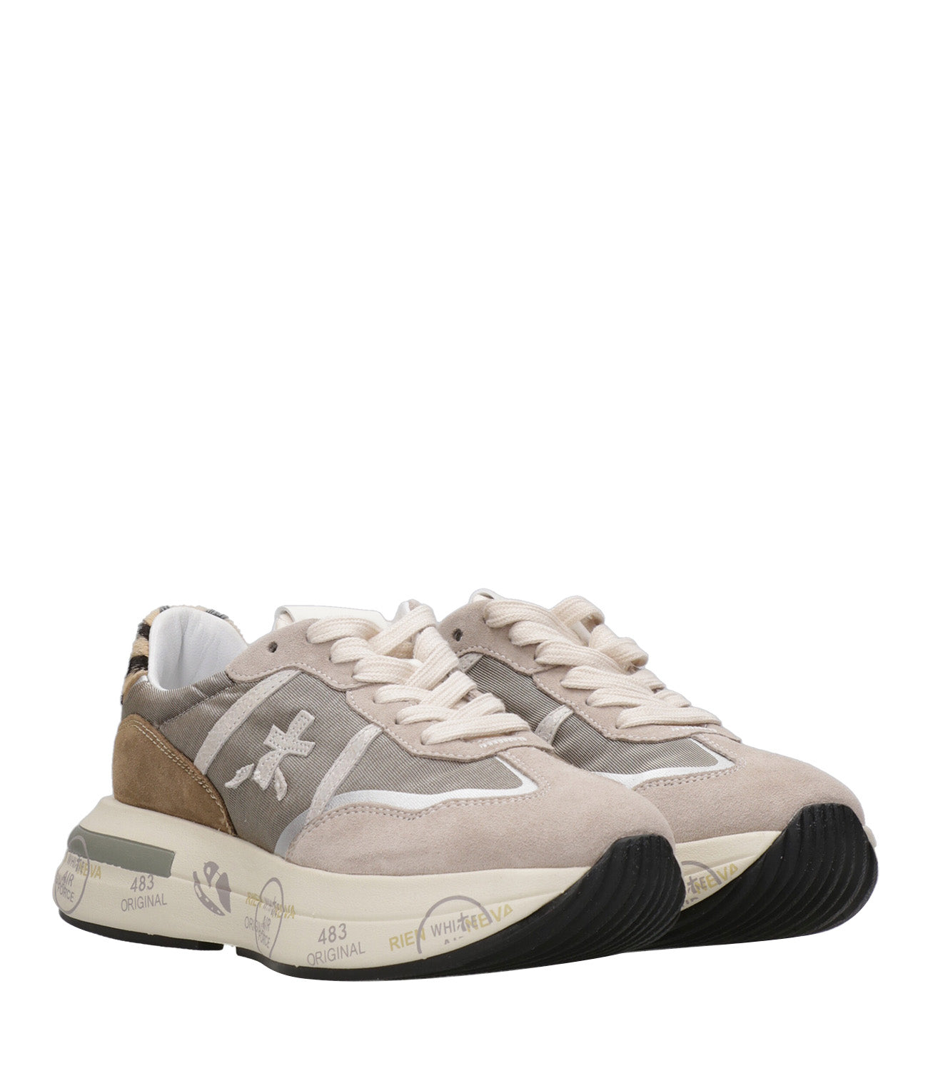 Premiata | Sneakers Cassie 6470 Taupe e Marrone