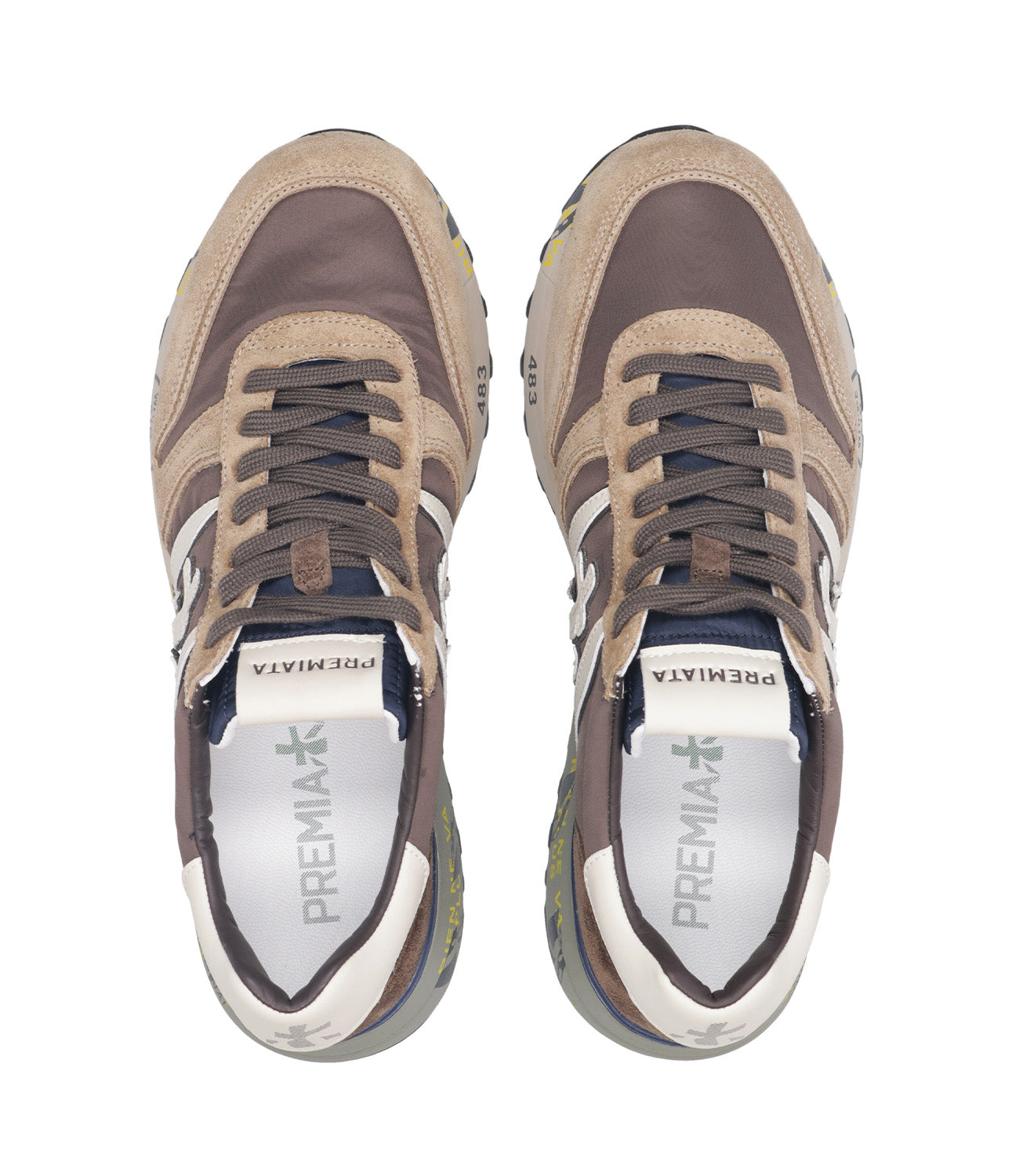 Premiata | Sneakers Lander Taupe e Marrone