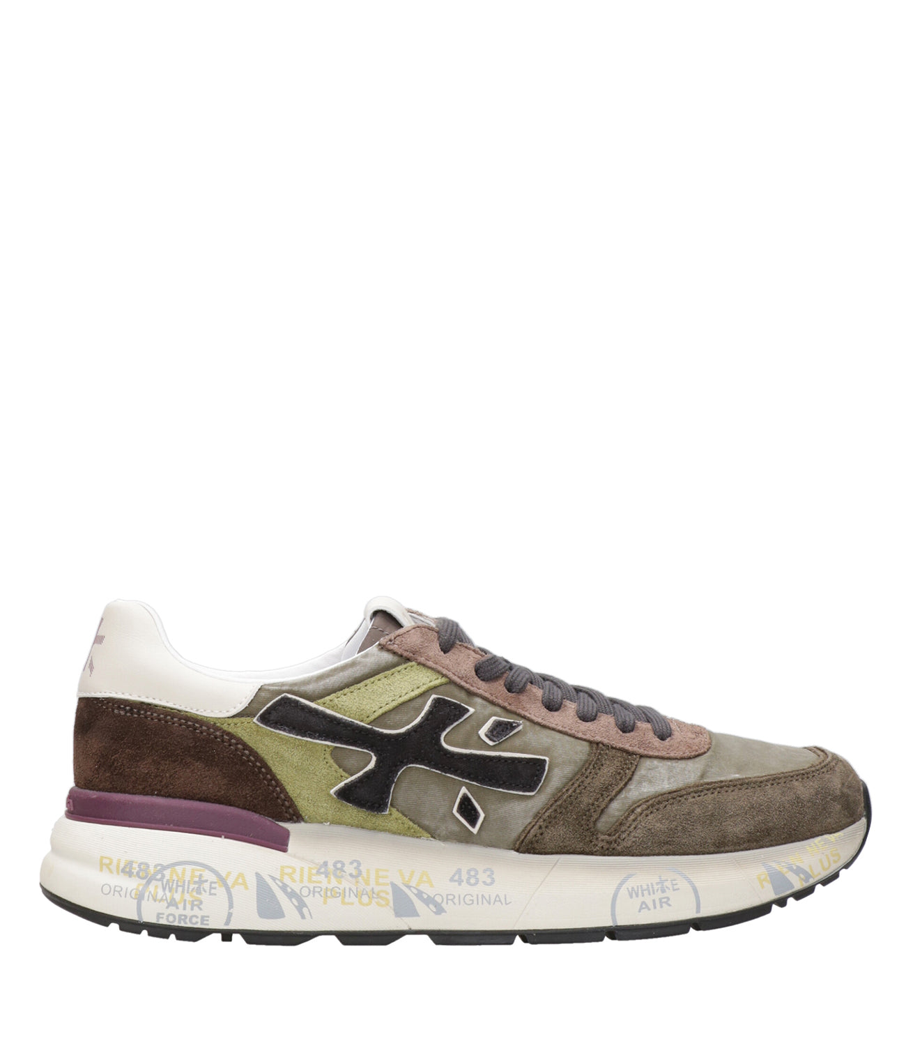 Premiata | Sneakers Mick Verde Militare e Marrone