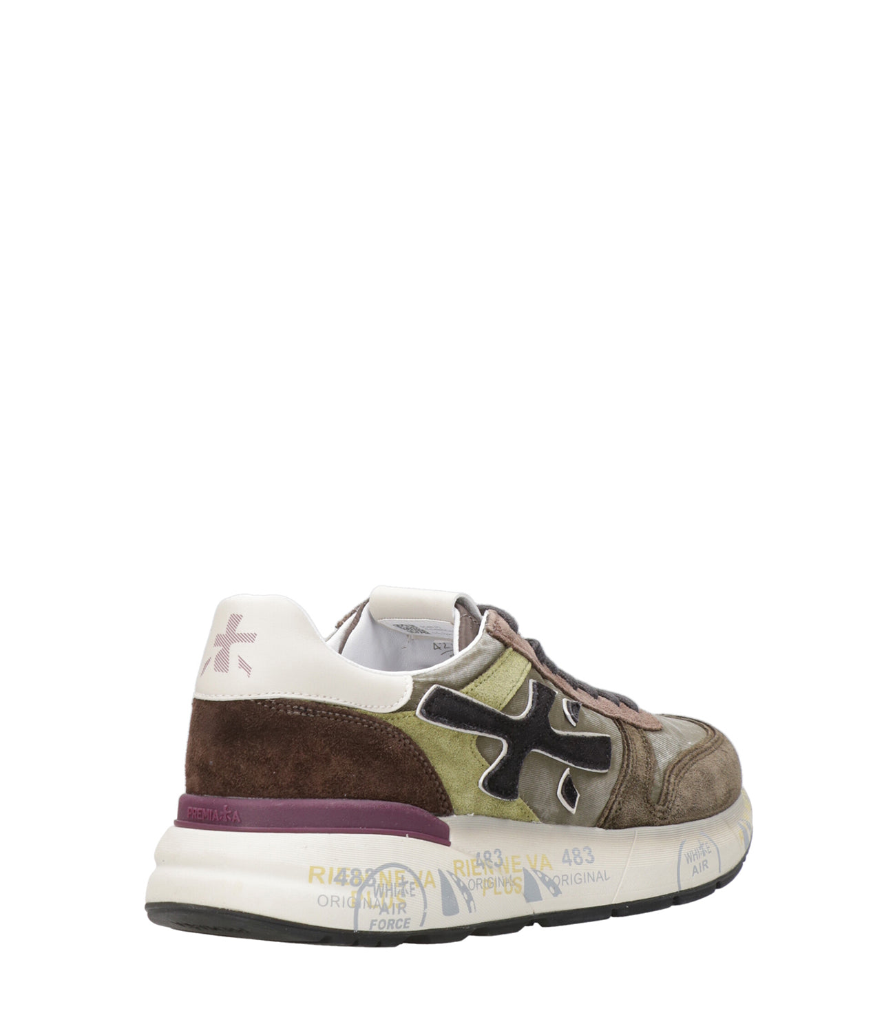 Premiata | Sneakers Mick Verde Militare e Marrone