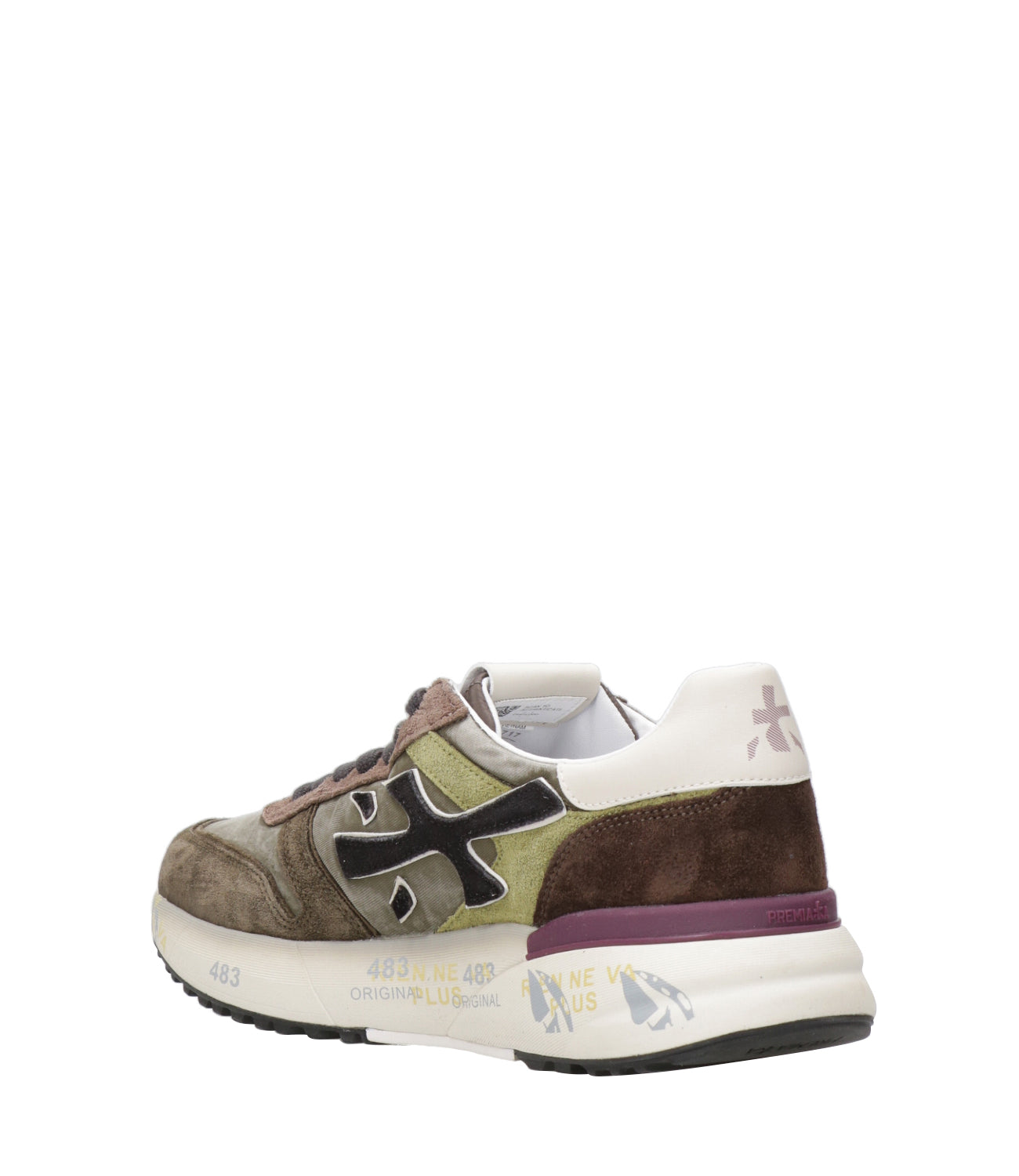 Premiata | Sneakers Mick Verde Militare e Marrone