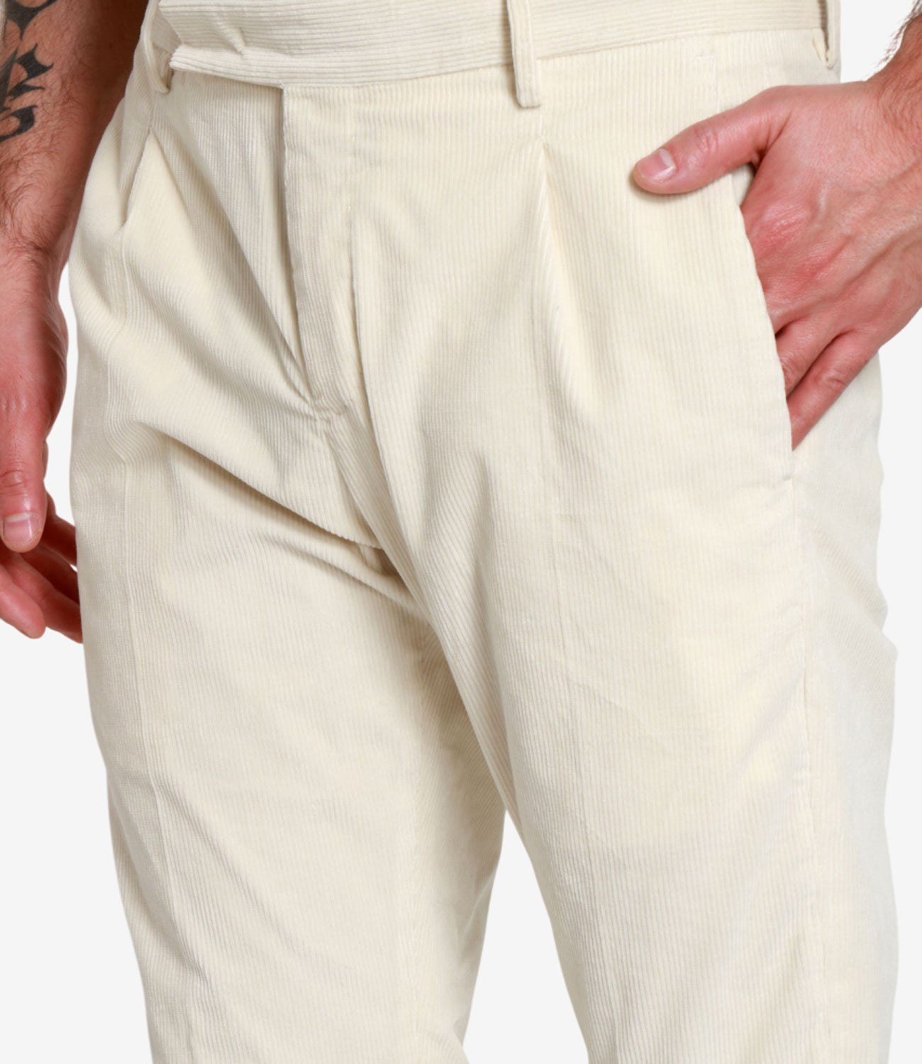 PT Torino | Pantalone Dieci Bianco