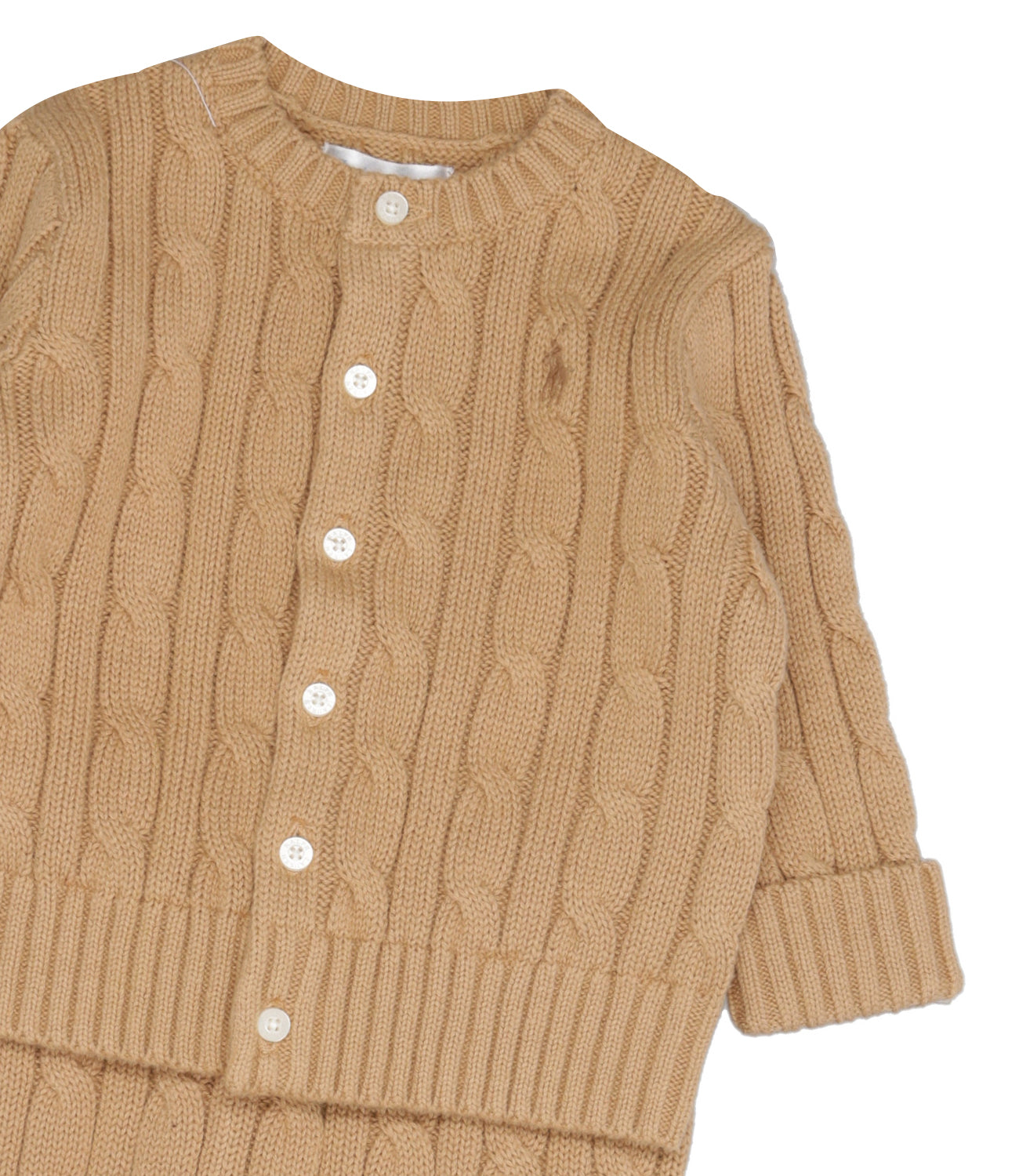 Ralph Lauren Childrenswear | Set Cardigan e Pantalone Beige
