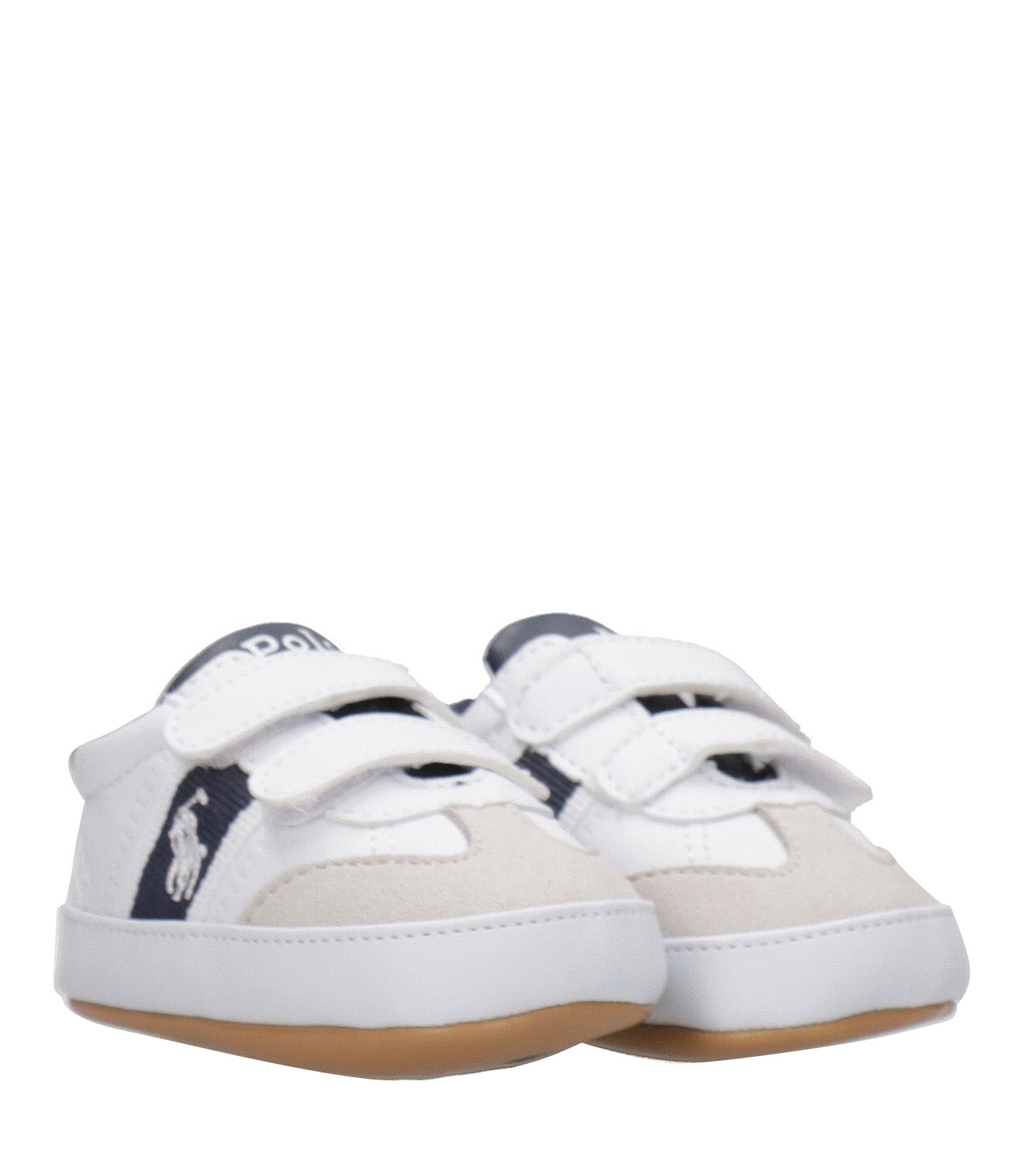 Ralph Lauren Childrenswear | Sneakers Heritage Court III Bianco e Blu navy