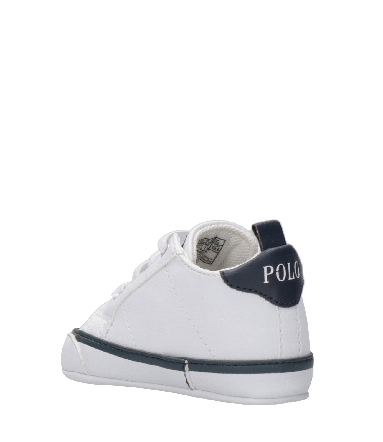 Ralph Lauren Childrenswear | Sneakers Quilton Bear Gore Bianco e Blu navy