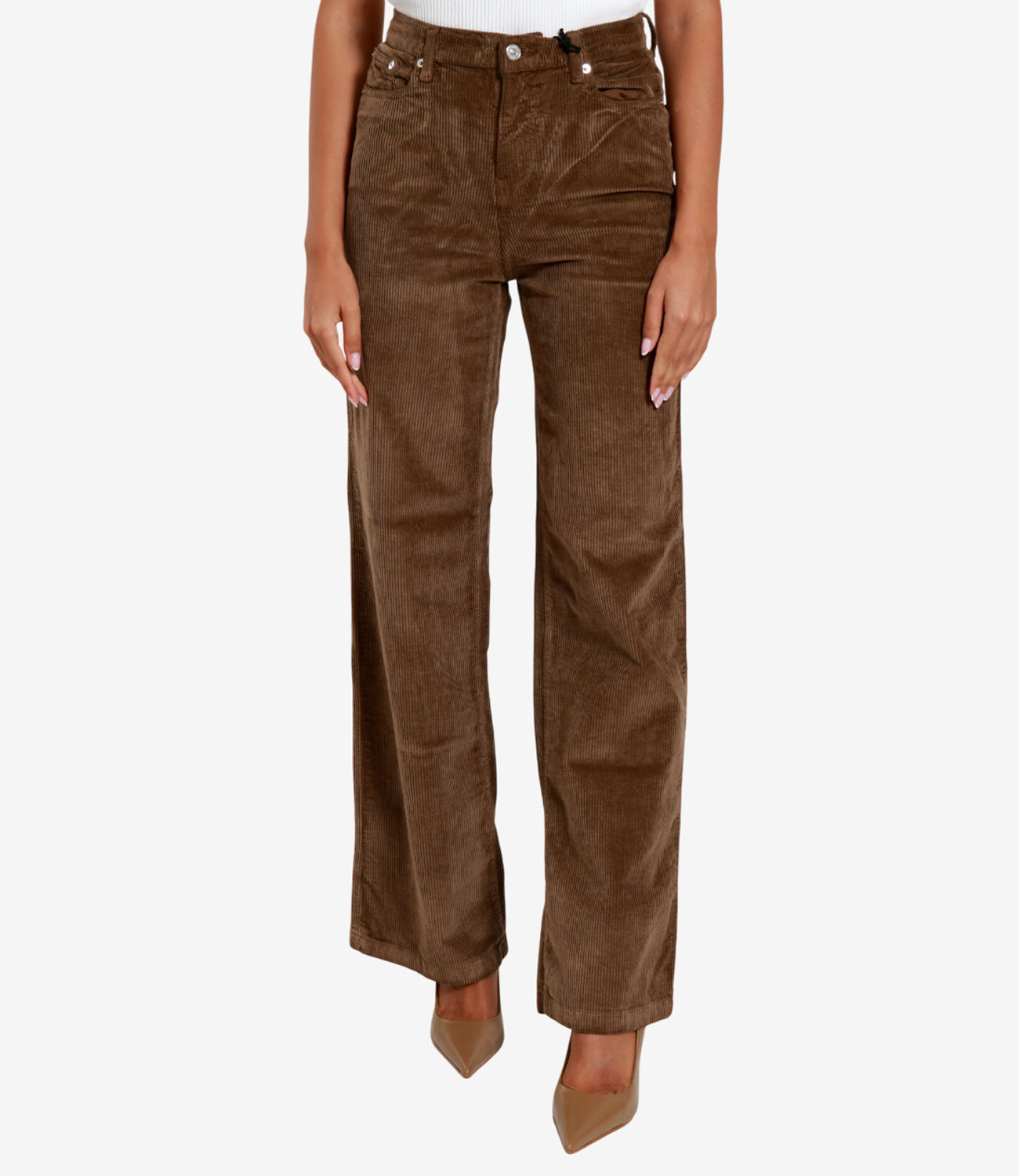 Roy Roger's | Pantalone Marta Marrone chiaro