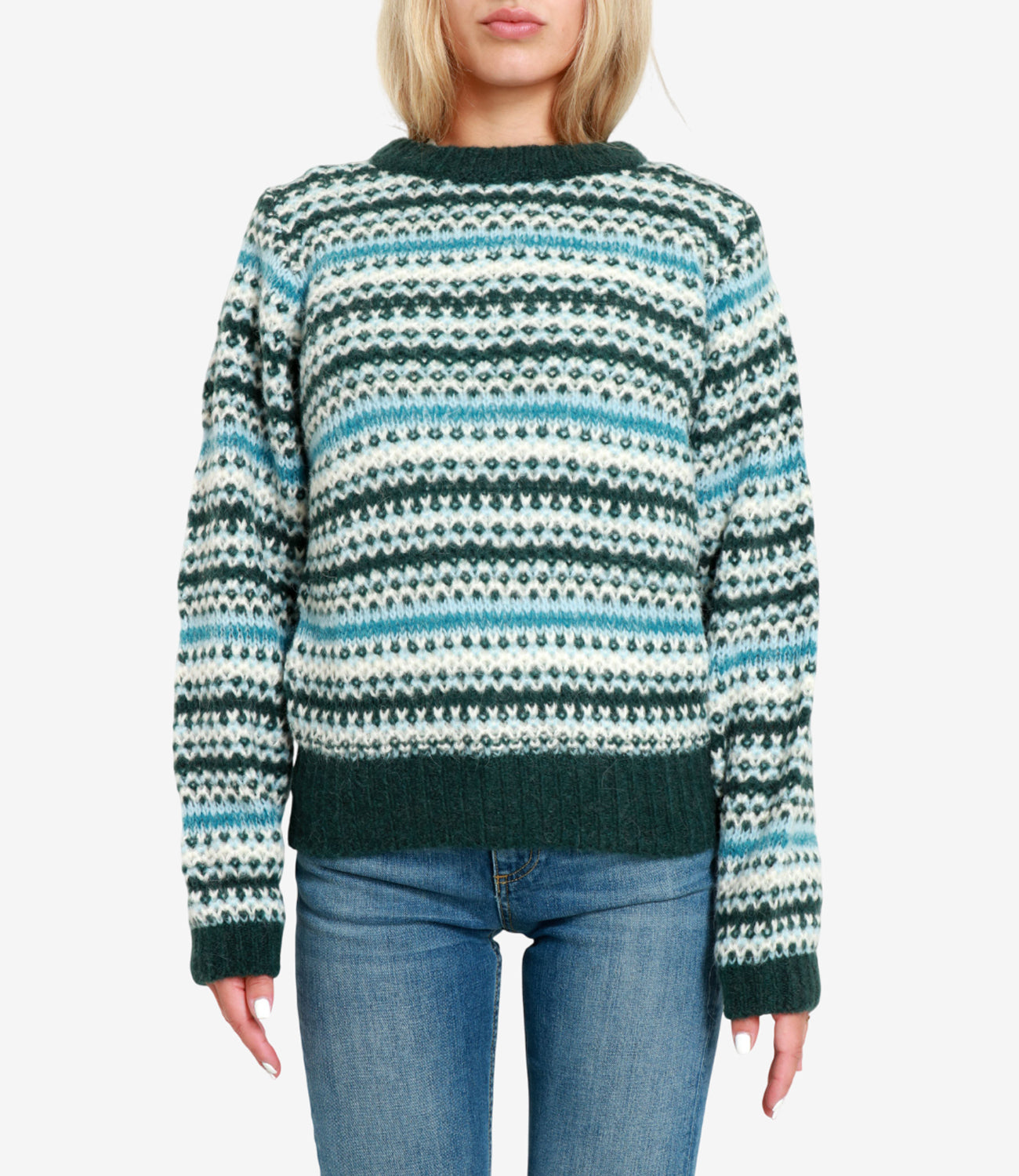 Roy Roger's | Maglia Verde Blu Bianco