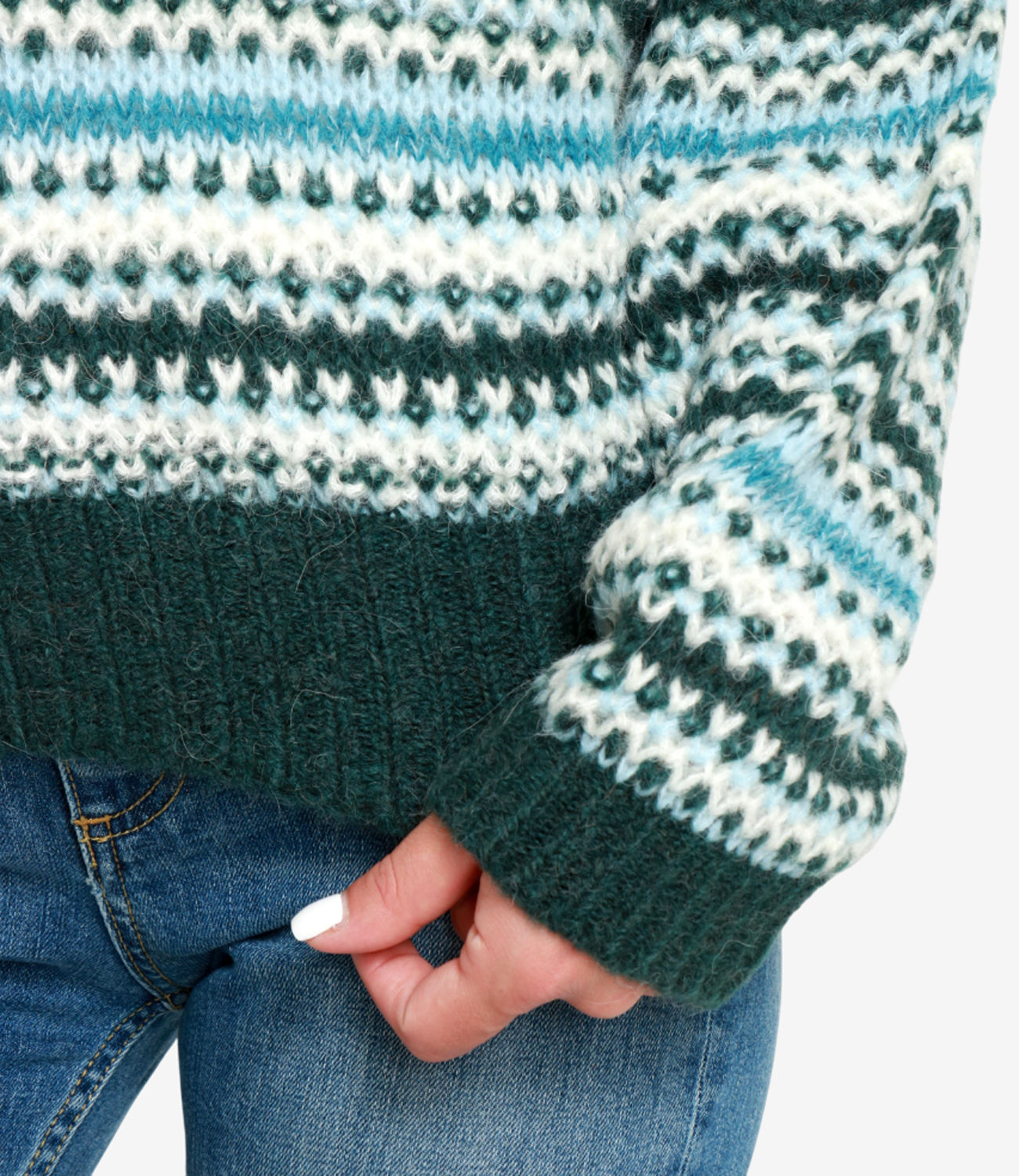 Roy Roger's | Maglia Verde Blu Bianco