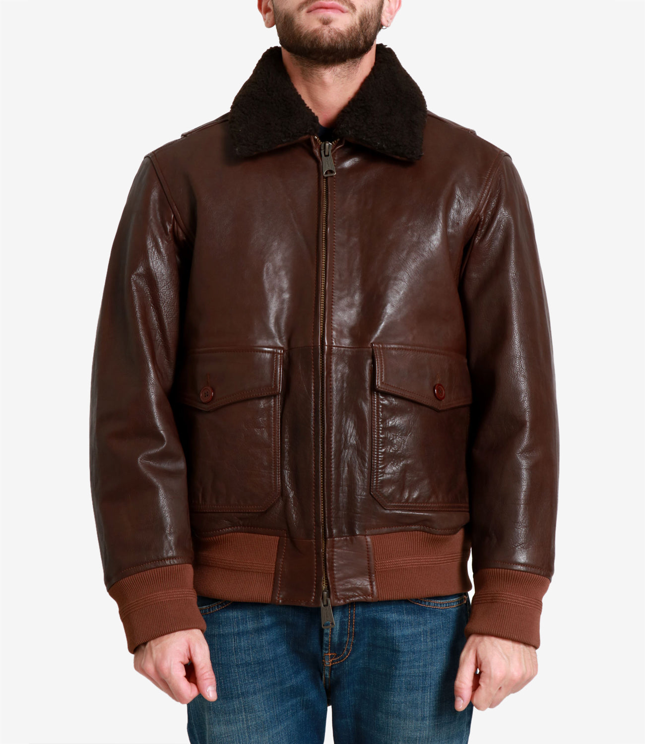 Roy Roger's | Giubbotto G1 Cognac