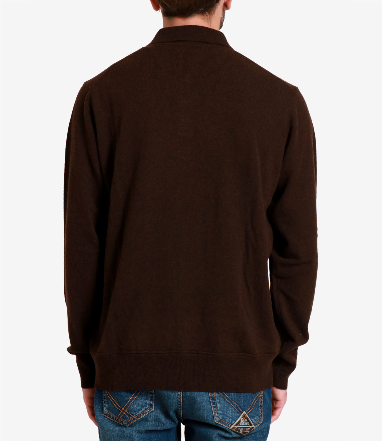 Roy Roger's | Polo Bold Plain Marrone scuro