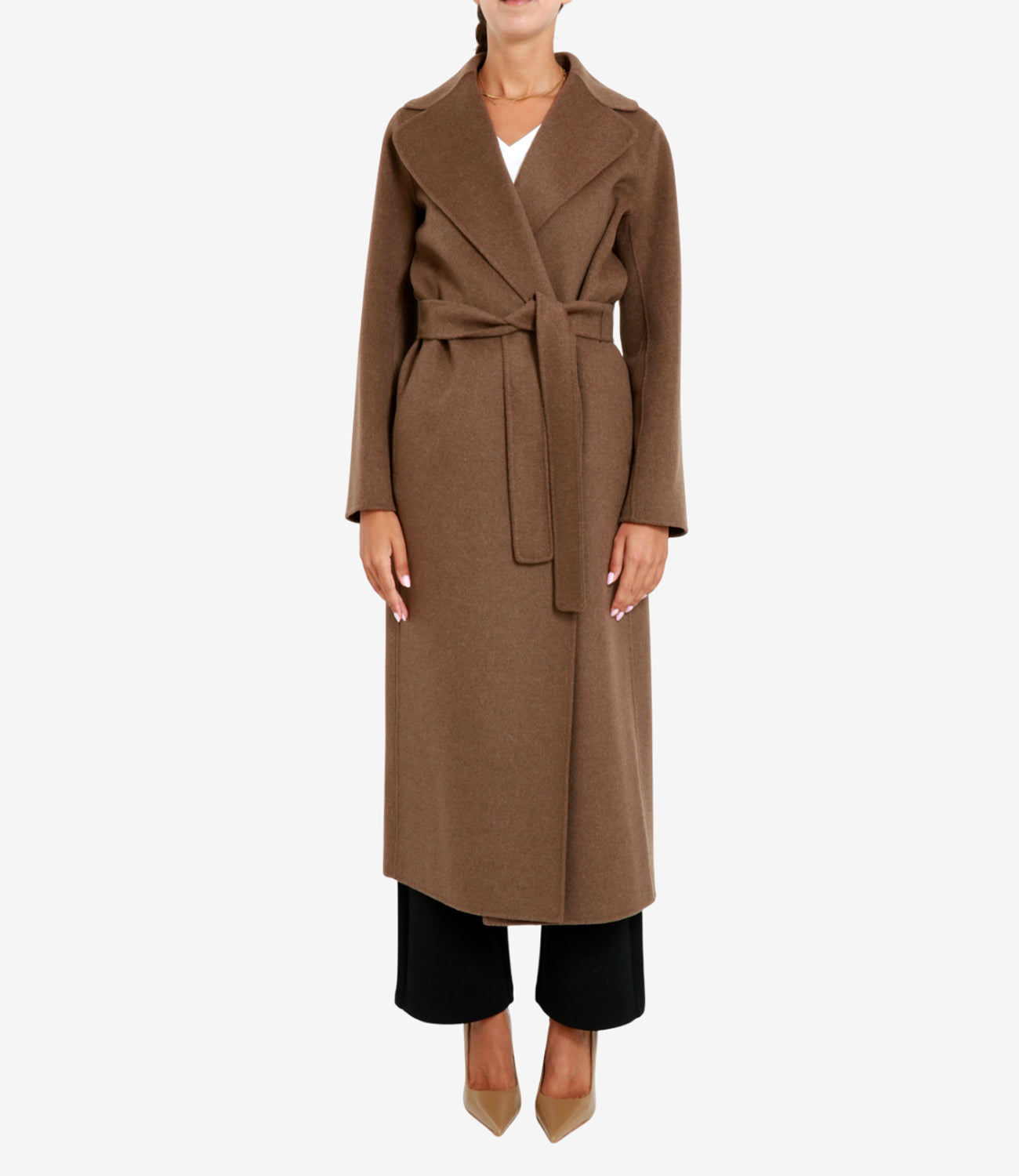 S Max Mara | Cappotto Poldo Marrone