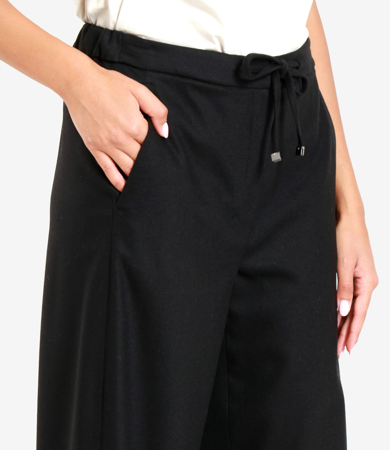 S Max Mara | Pantalone Floria Nero