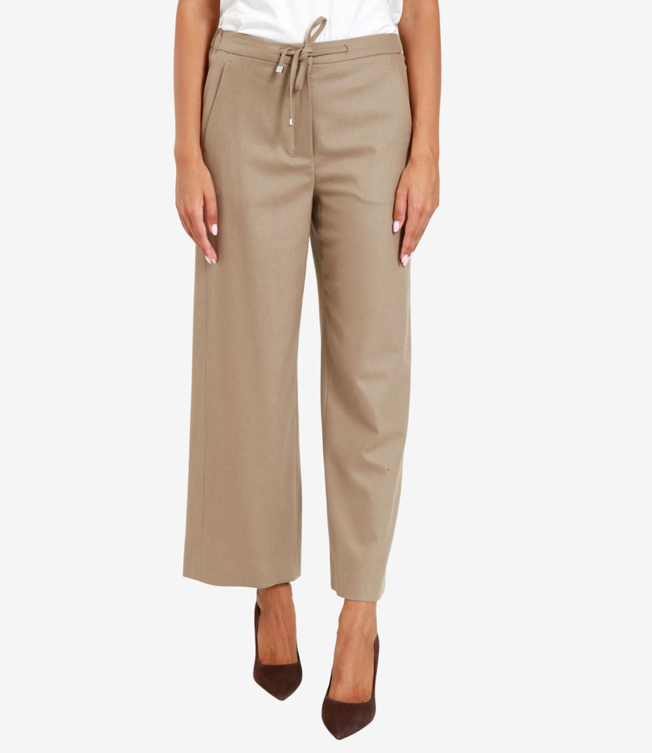 S Max Mara | Pantalone Floria Fango