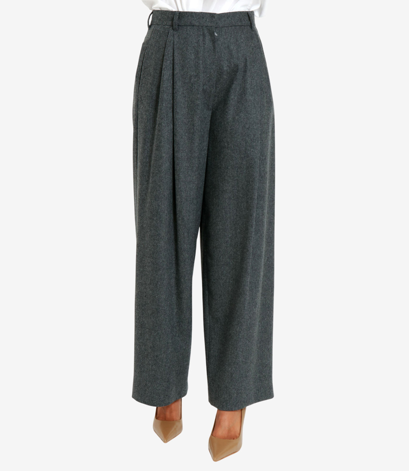 S Max Mara | Pantalone Titty Grigio medio