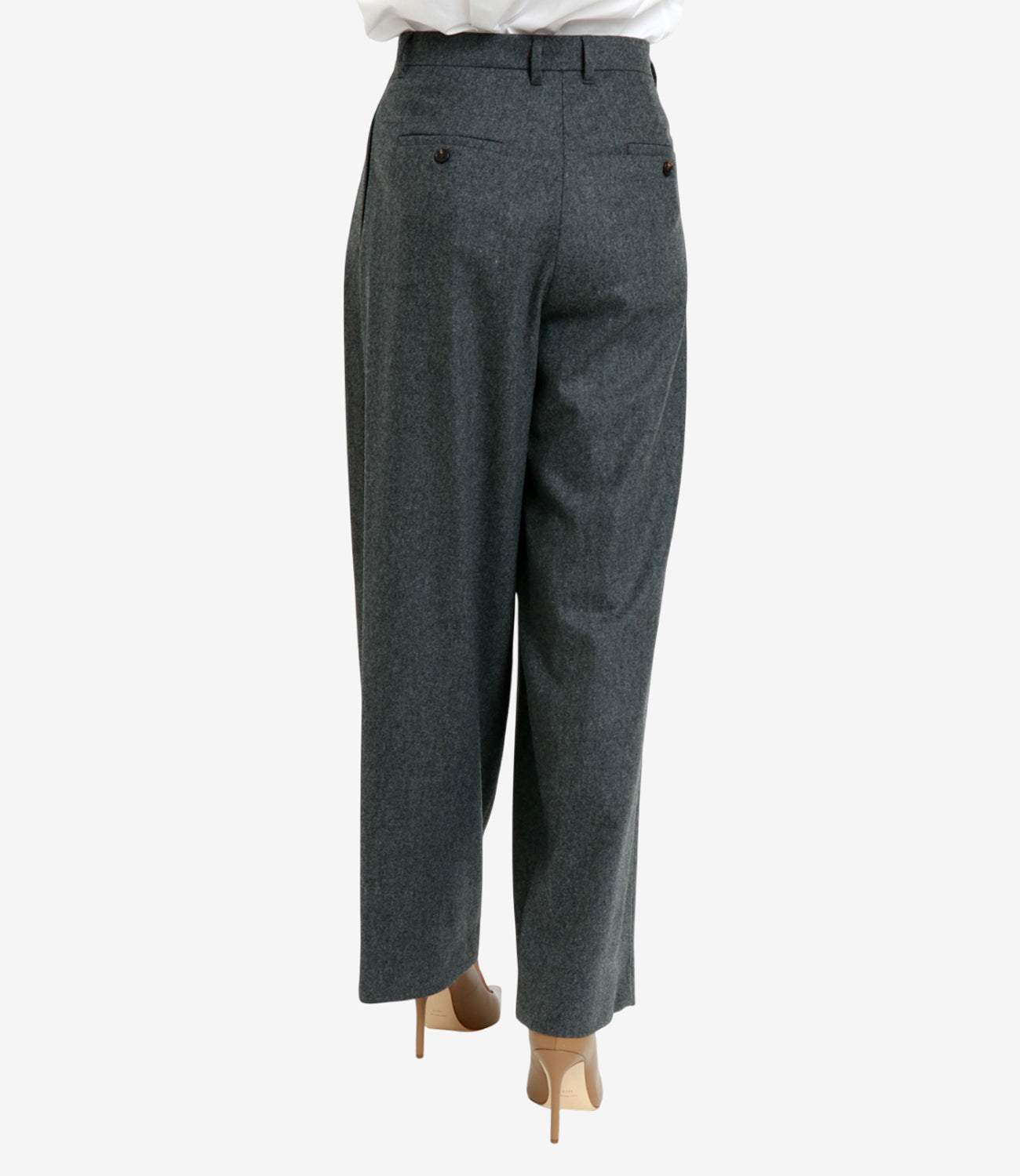 S Max Mara | Pantalone Titty Grigio medio