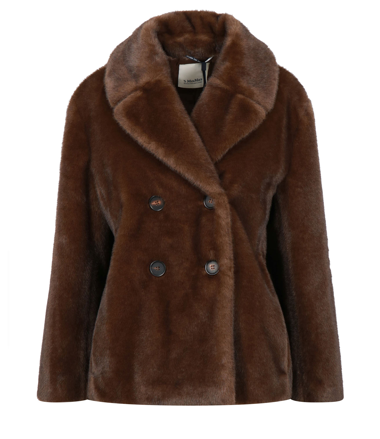 S Max Mara | Pelliccia Laura Marrone