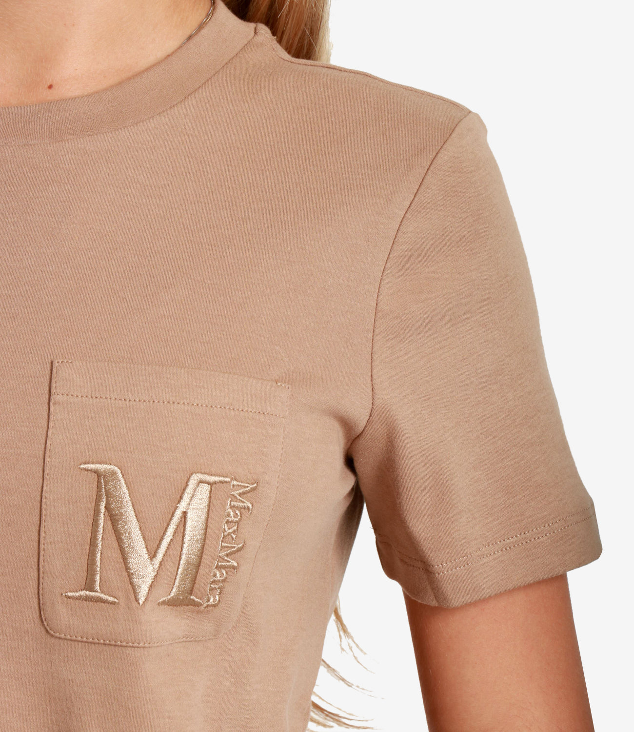 S Max Mara | T-shirt Madera Cammello