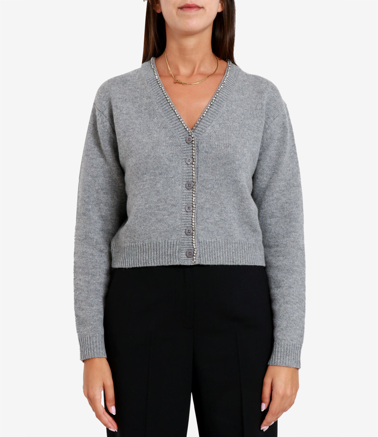 Semicouture | Cardigan Clarinda Grigio
