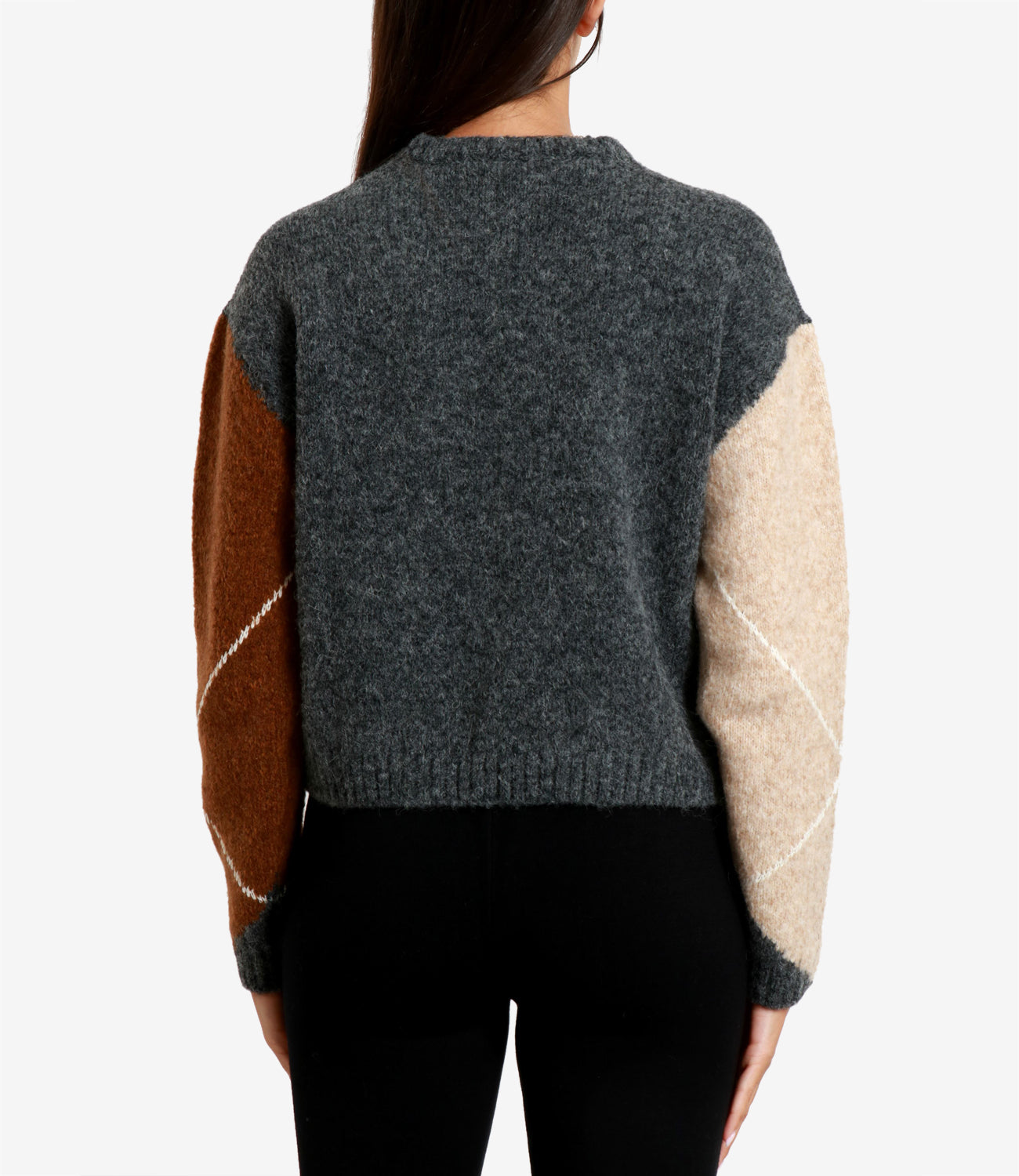 Semicouture | Maglia Gaston Grigio e Ruggine