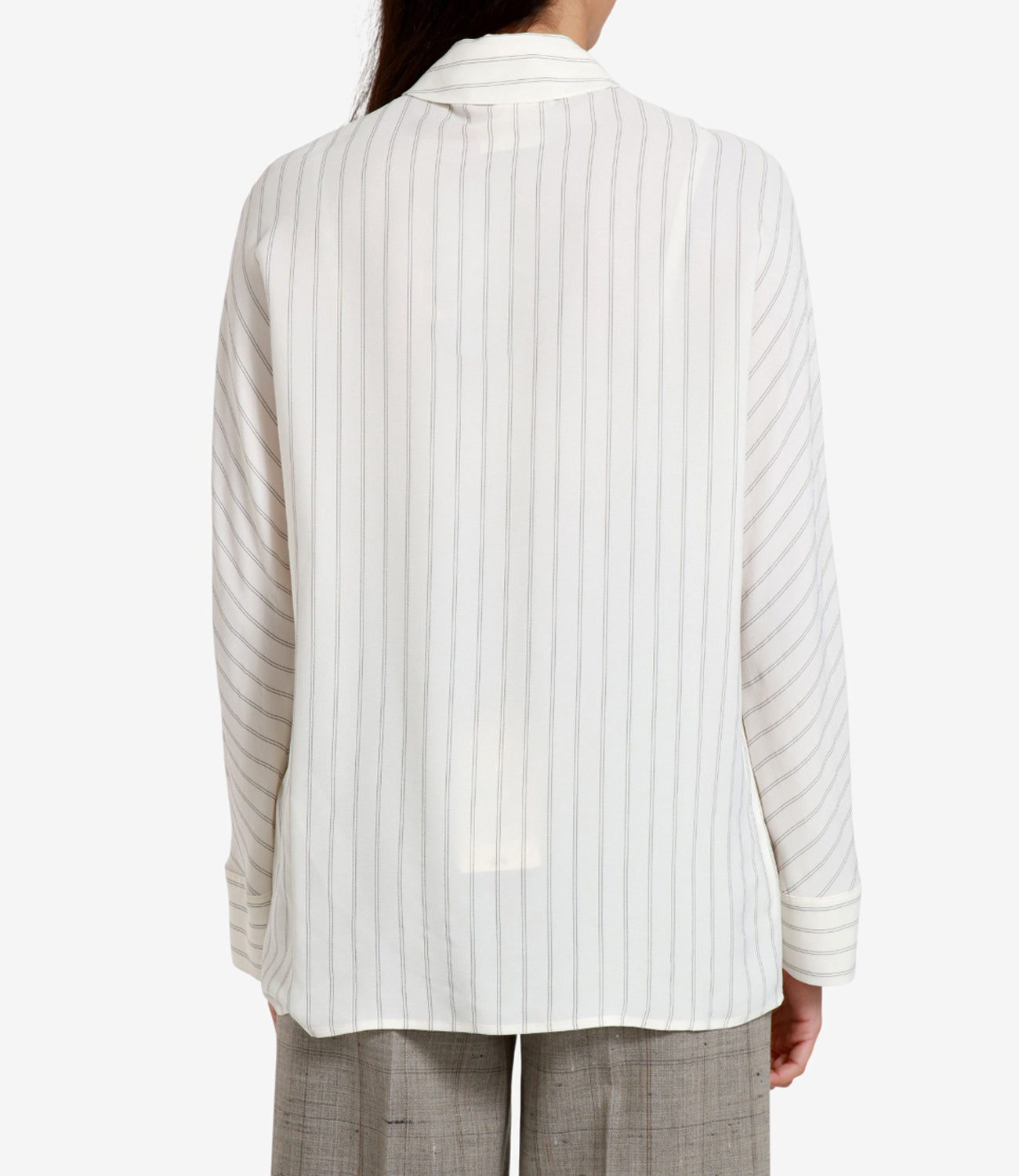 Semicouture | Camicia Tiffany Bianco Grigio