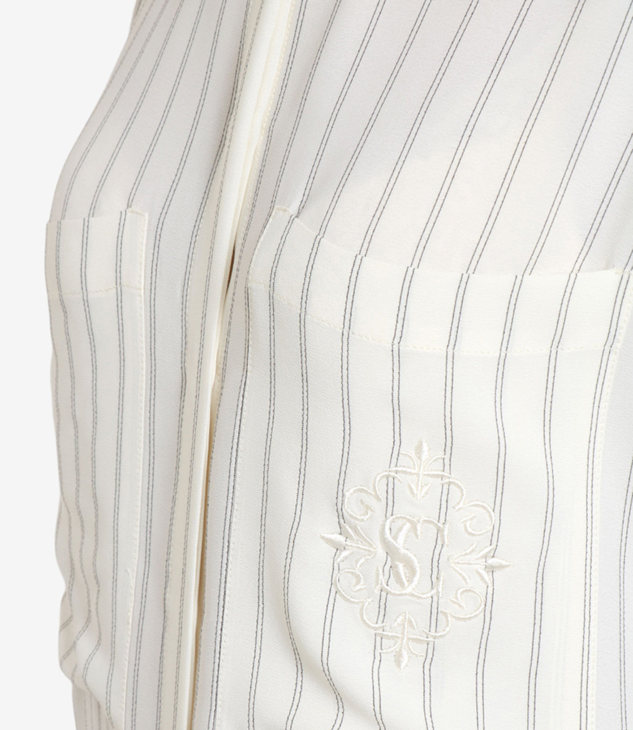 Semicouture | Camicia Tiffany Bianco Grigio