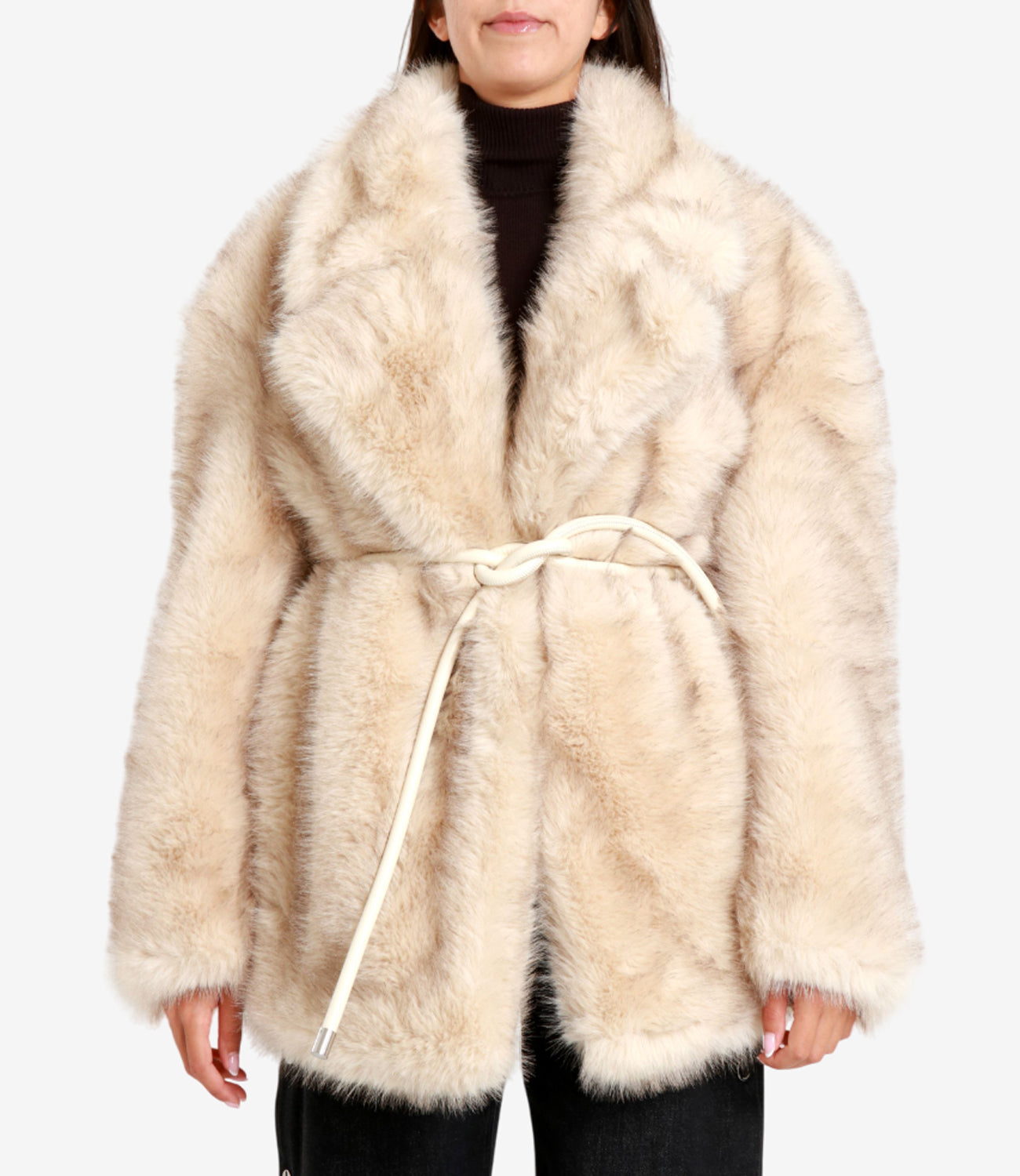 Sportmax | Pelliccia Rosaria Beige