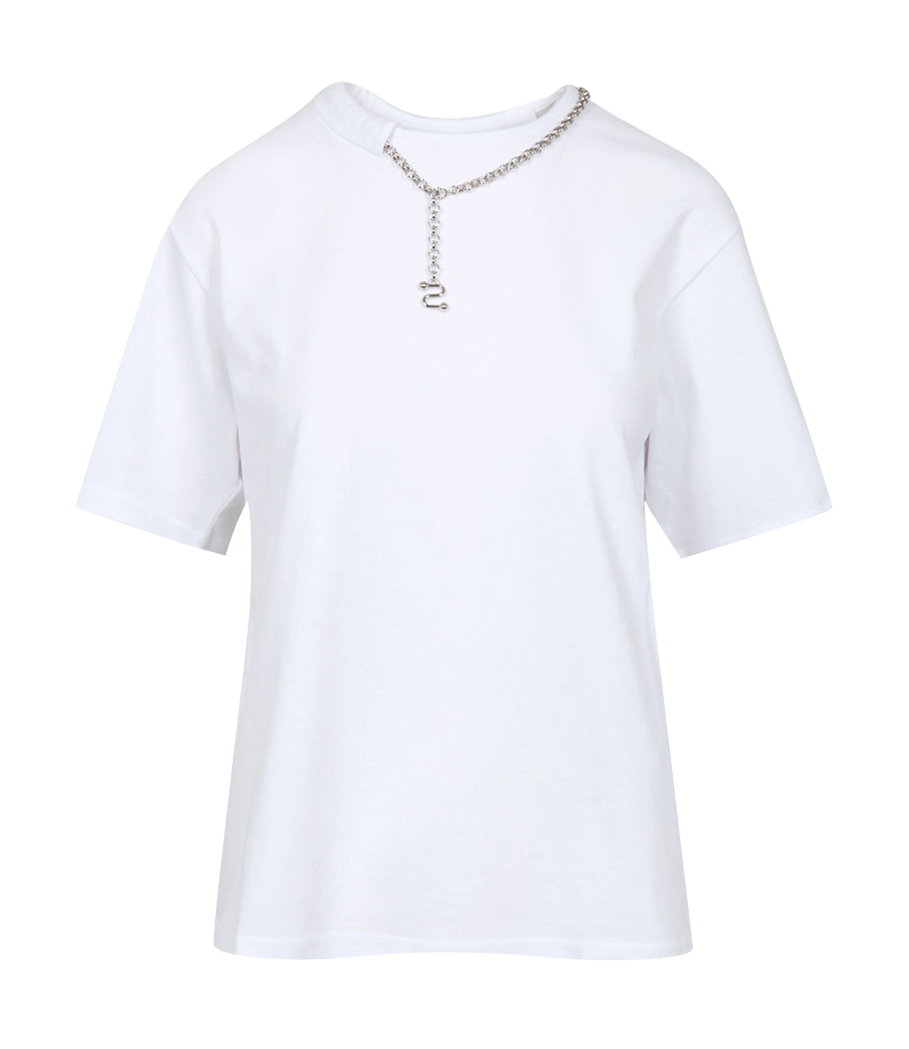 Sportmax | T-Shirt Oblato Bianco Ottico