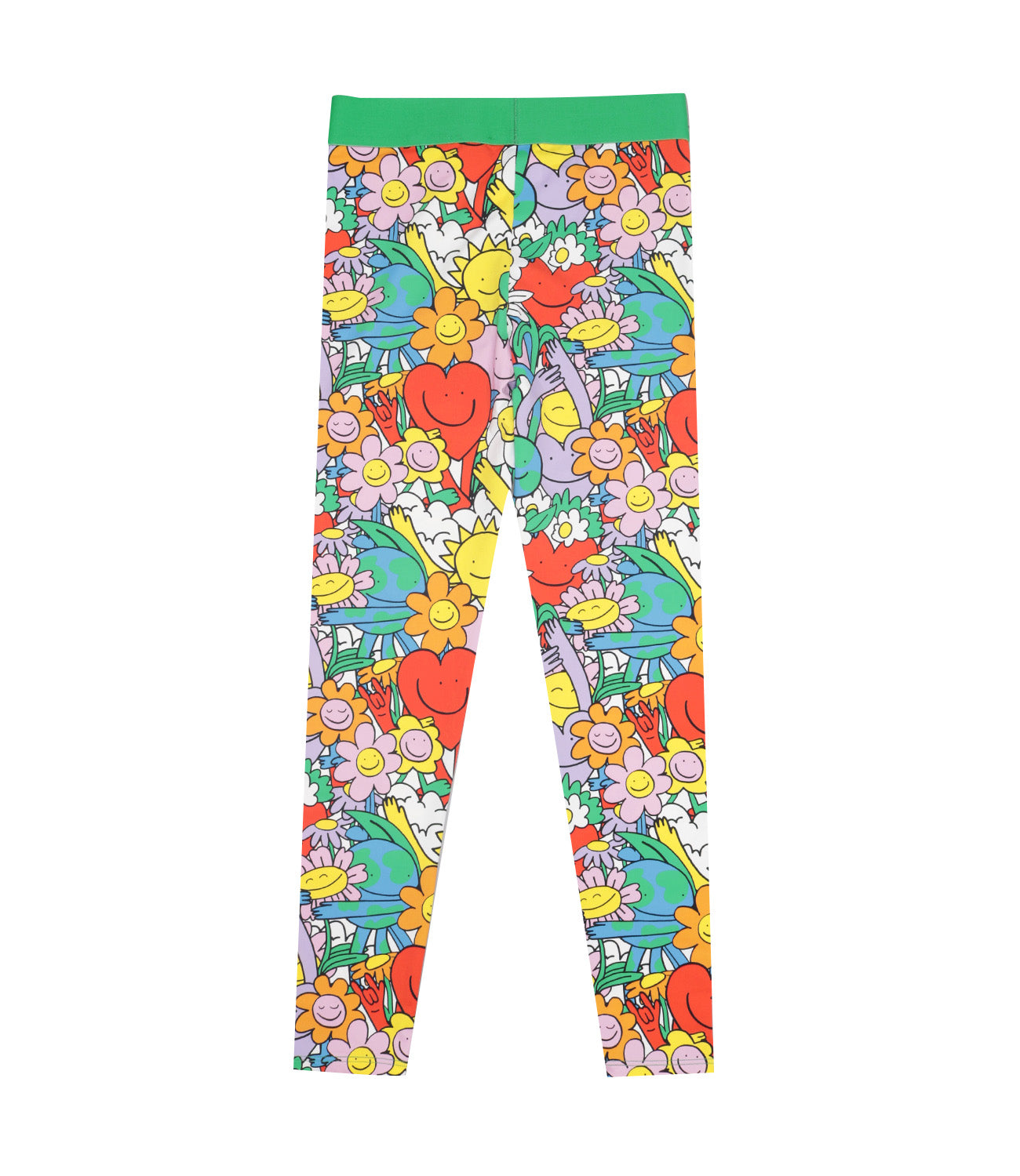 Stella McCartney Kids | Leggings Verde Rosa e Viola