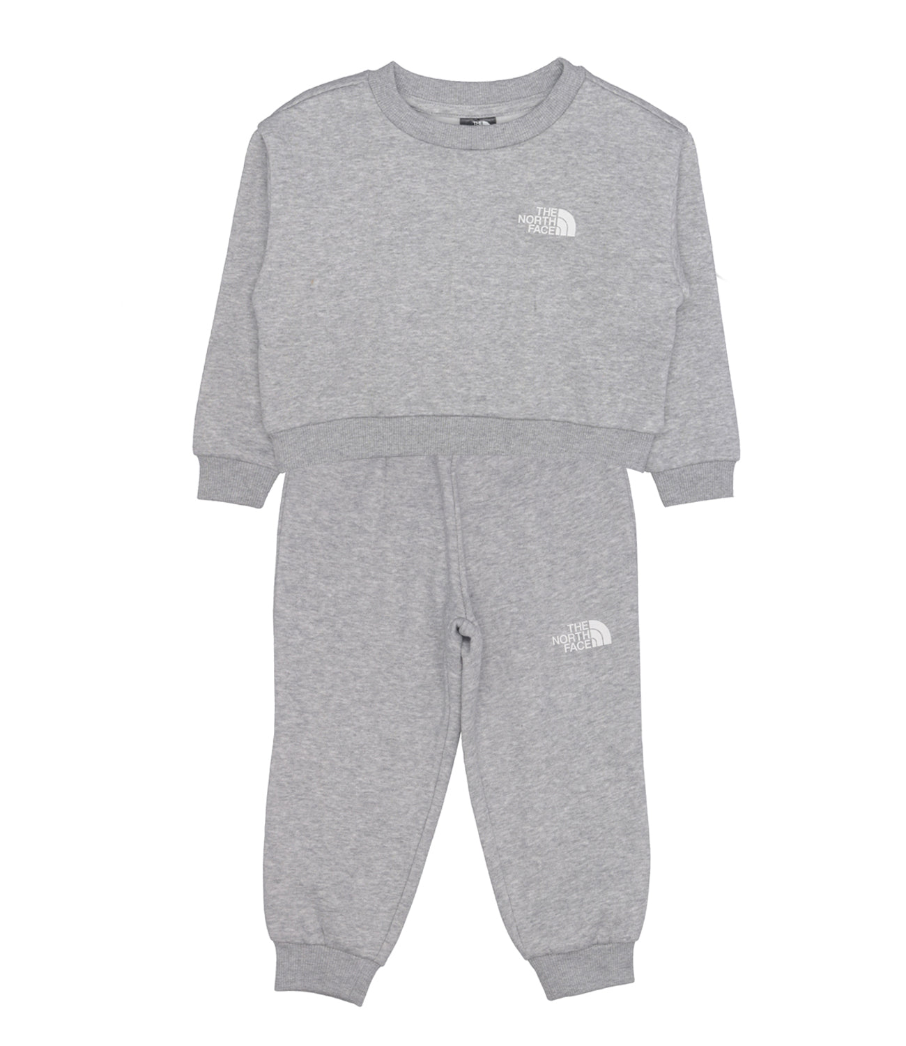 The North Face Kids | Set Felpa e Pantalone Simple Fleece Grigio