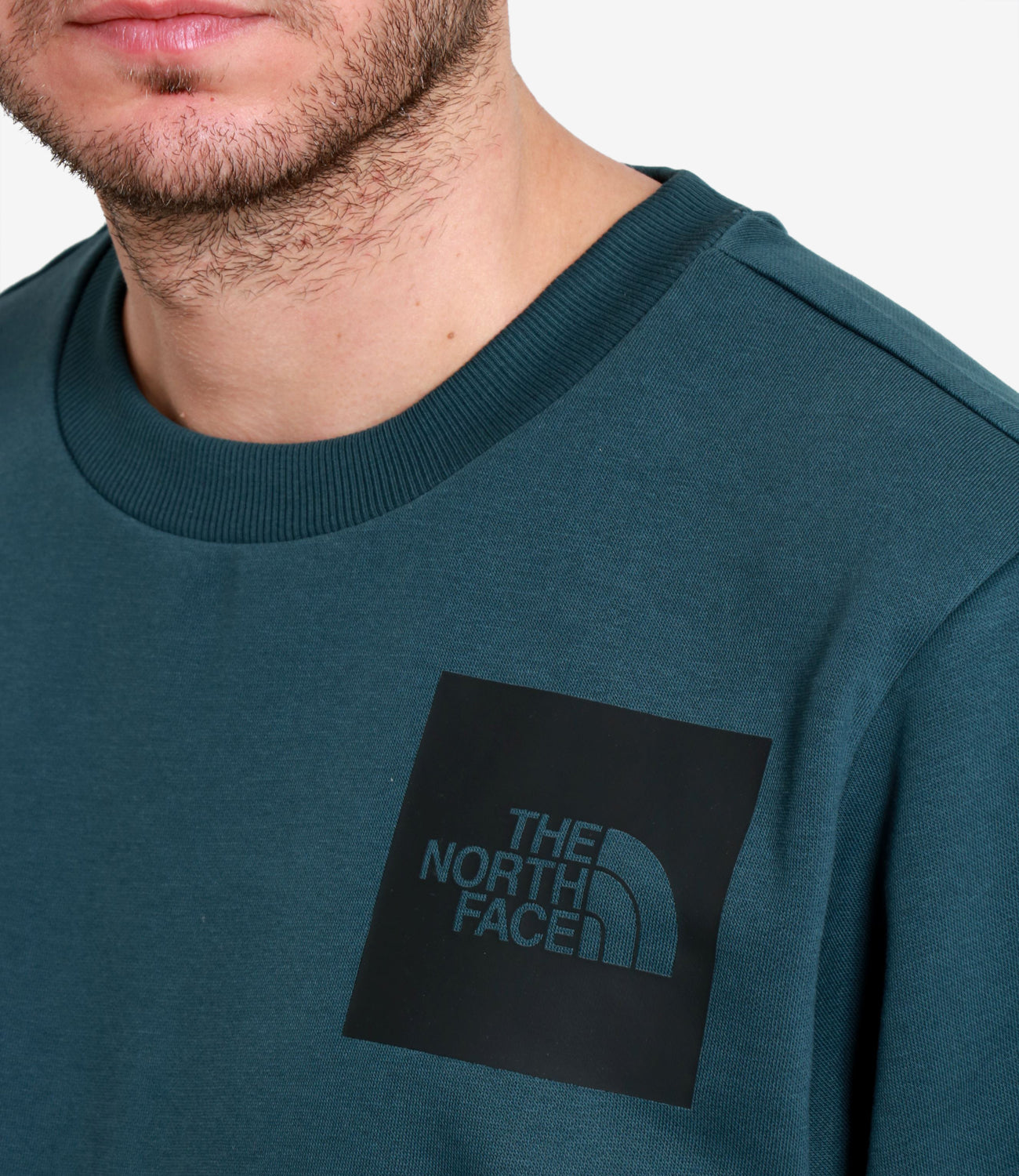 The North Face | Felpa Fine Crew Petrolio